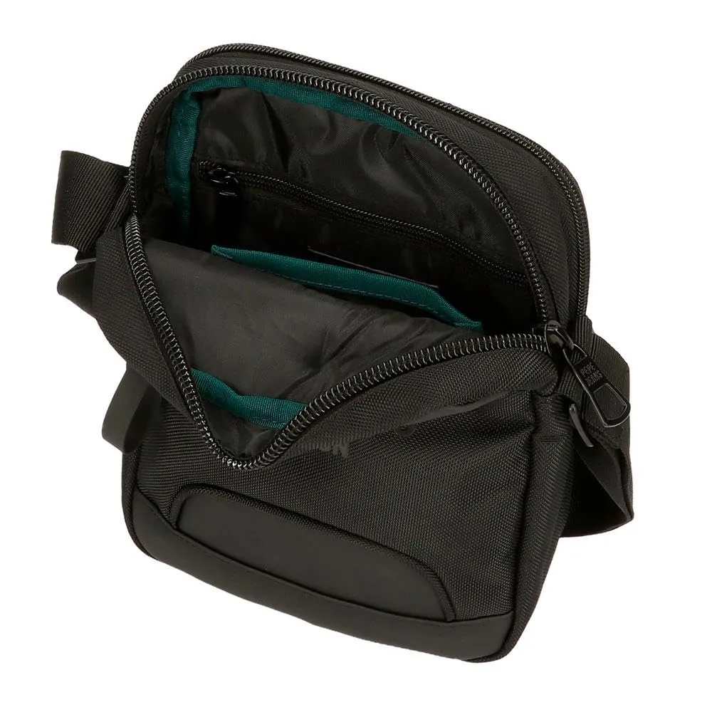 Pepe Jeans Bromley Borsa a tracolla in poliestere, Nero, 17x22x7,5 cm - immagine 5