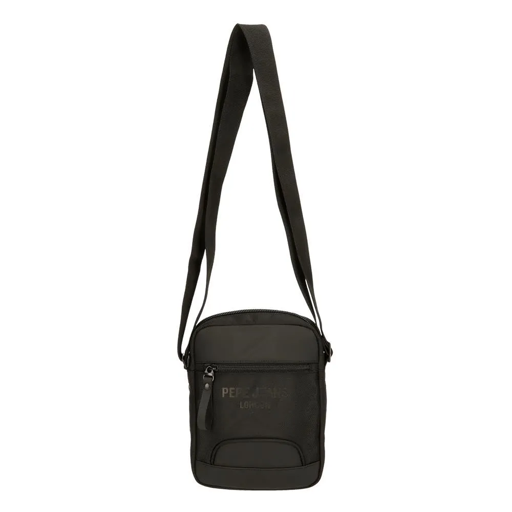 Pepe Jeans Bromley Borsa a tracolla in poliestere, Nero, 17x22x7,5 cm - immagine 8
