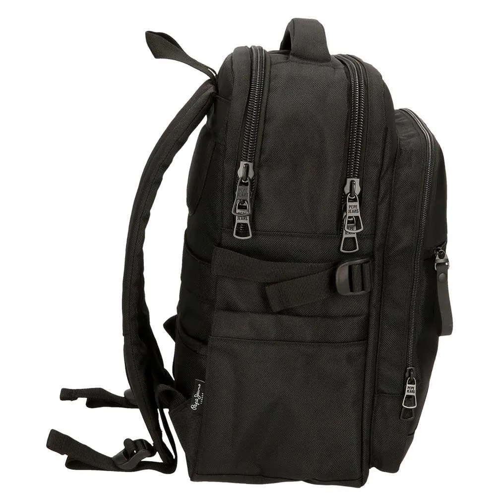 Pepe Jeans Bromley Zaino per laptop, Nero, 28 x 40 x 16 cm - immagine 3