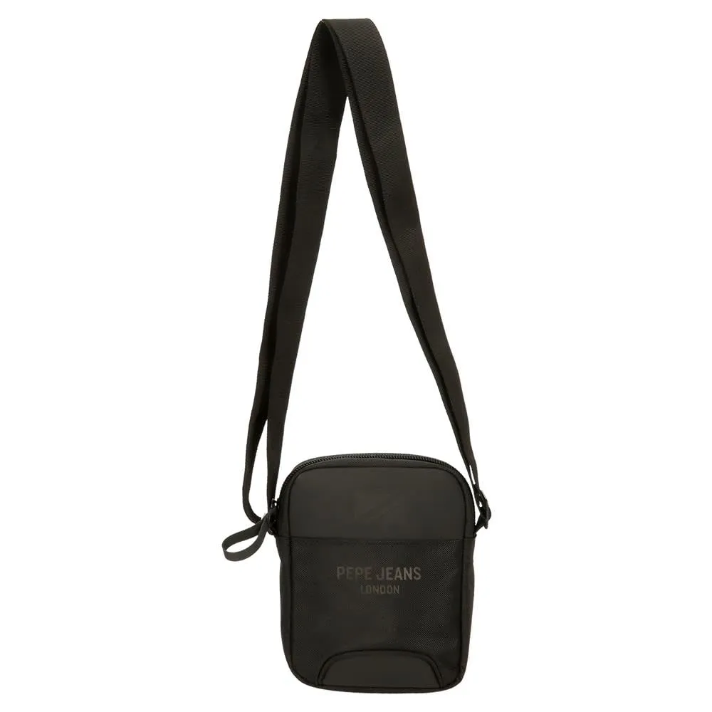 Pepe Jeans Bromley Borsa a tracolla piccola, Nero, Poliestere, 15x19,5x6 cm - immagine 8