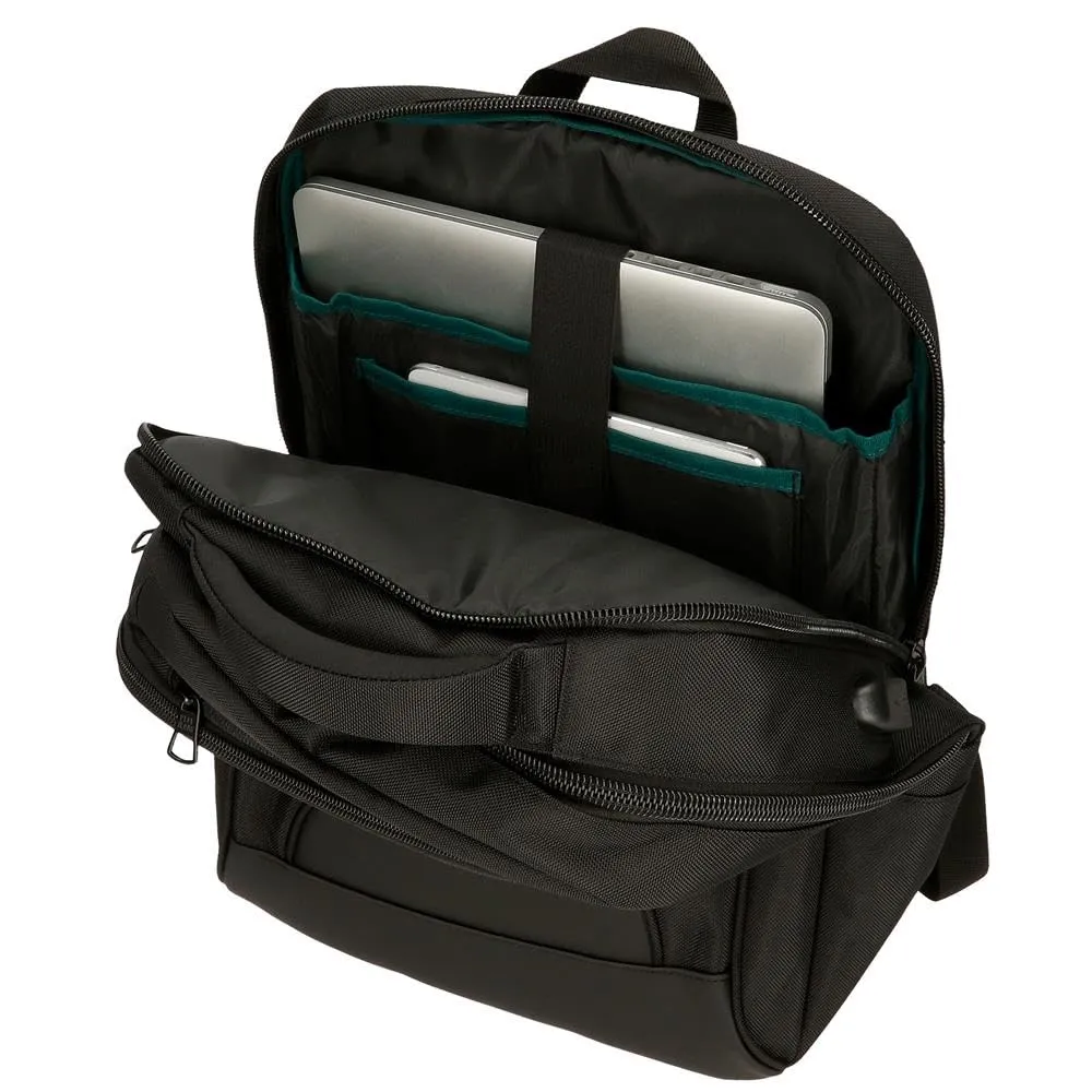 Pepe Jeans Bromley Zaino per Laptop Nero, Poliestere, 20,46 L - immagine 5