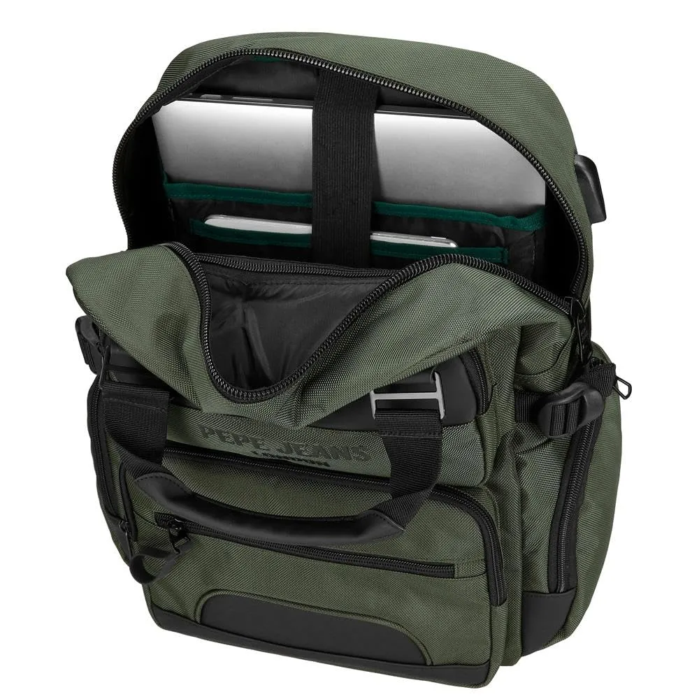 Pepe Jeans Bromley Zaino per laptop, Verde, 28 x 40 x 16 cm - immagine 4