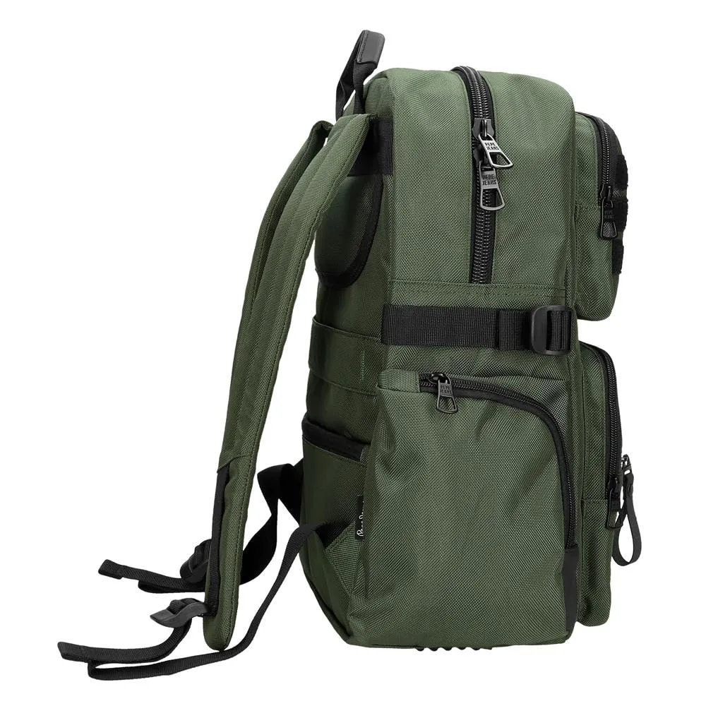 Pepe Jeans Bromley Laptop Backpack 15.6 Inch, Green, Polyester, 20.46L - immagine 2