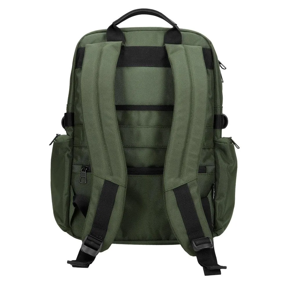 Pepe Jeans Bromley Laptop Backpack 15.6 Inch, Green, Polyester, 20.46L - immagine 3