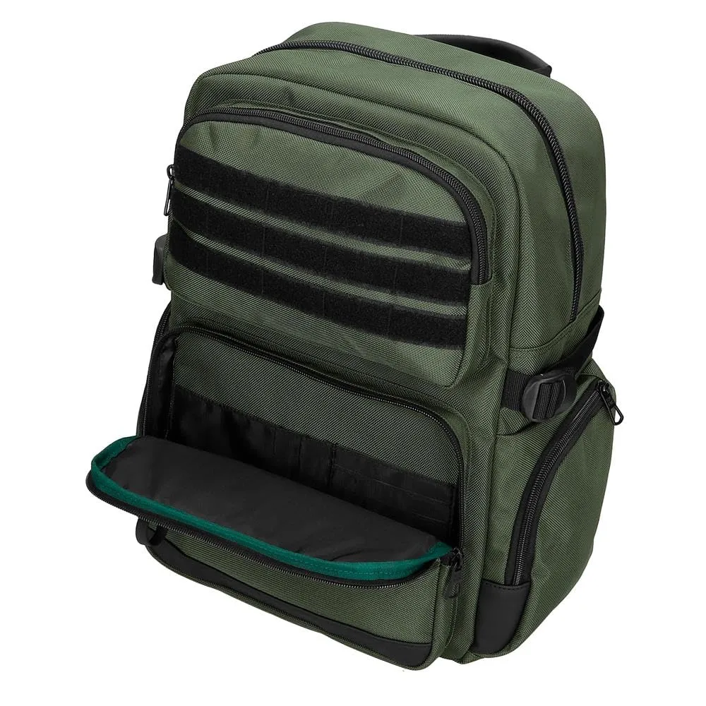 Pepe Jeans Bromley Laptop Backpack 15.6 Inch, Green, Polyester, 20.46L - immagine 5