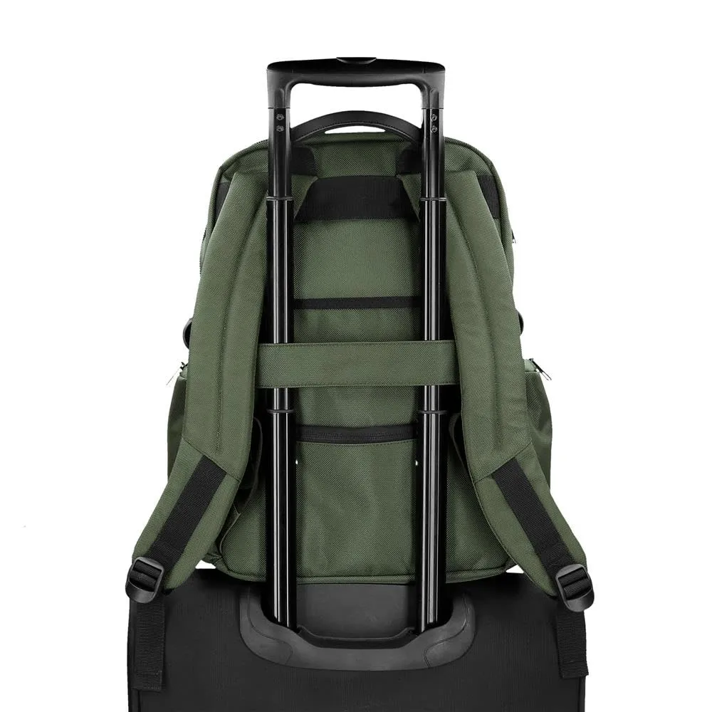 Pepe Jeans Bromley Laptop Backpack 15.6 Inch, Green, Polyester, 20.46L - immagine 9