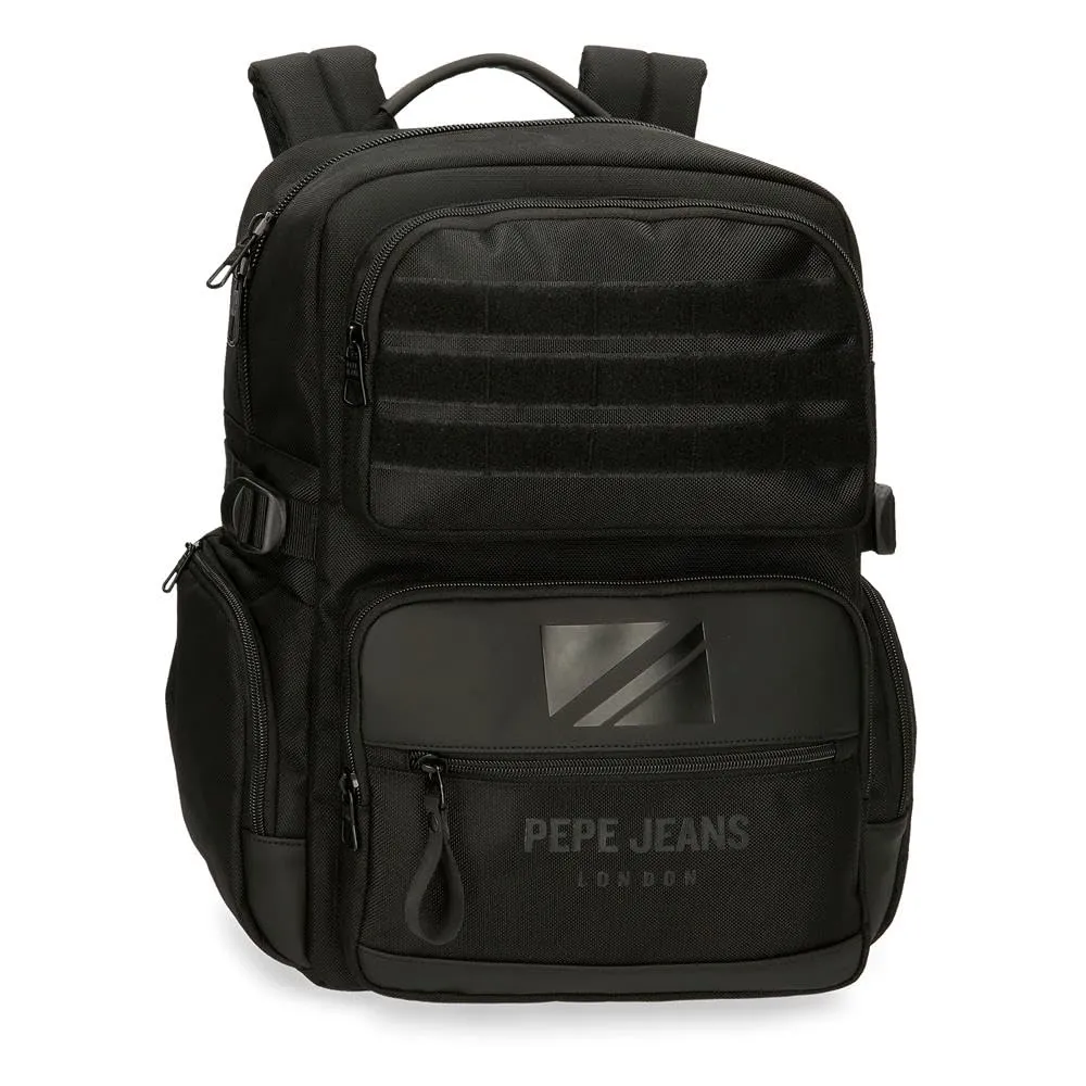 Pepe Jeans Bromley Zaino Portatile 15,6 Pollici Nero - immagine 1