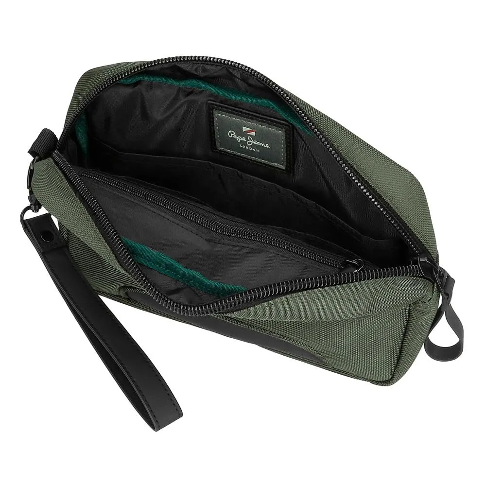 Pepe Jeans Bromley Borsa a Mano Verde, 24,5x15x6 cm, Poliestere - immagine 4