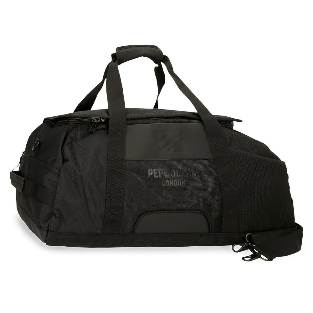 Pepe Jeans Bromley Borsa da viaggio, Nero, Poliestere, 45,7 L - immagine 1