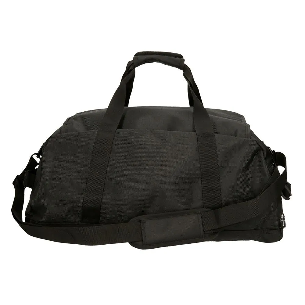 Pepe Jeans Bromley Borsa da viaggio, Nero, Poliestere, 45,7 L - immagine 4