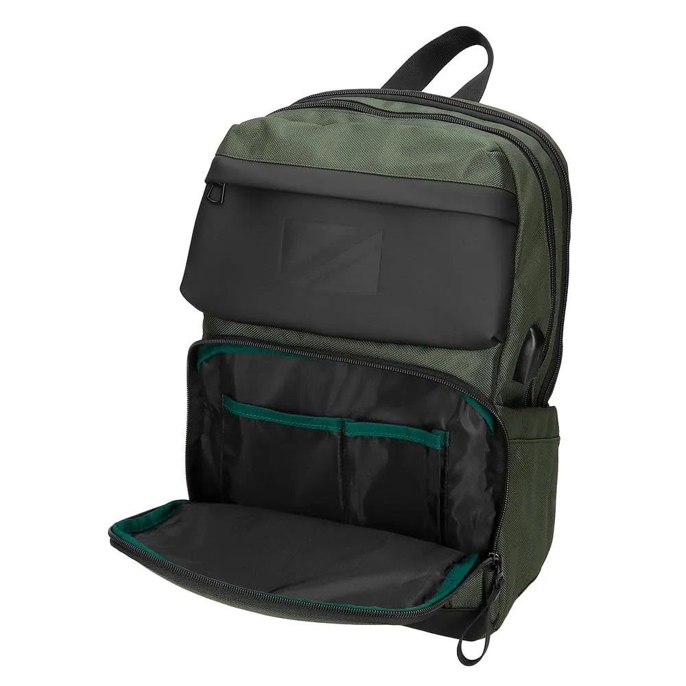Pepe Jeans Bromley Zaino per laptop, Verde, Poliestere, 9 L - immagine 5