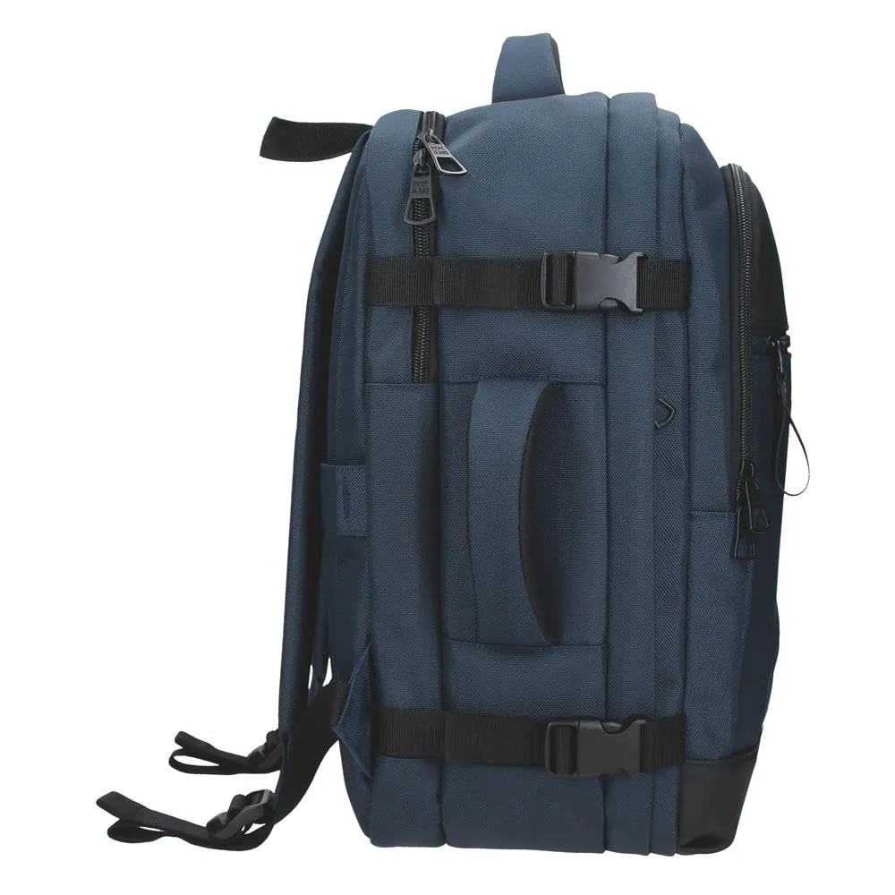 Pepe Jeans Bromley Zaino da cabina per computer portatile 15,6 pollici, Blu, Poliestere 17L - immagine 3