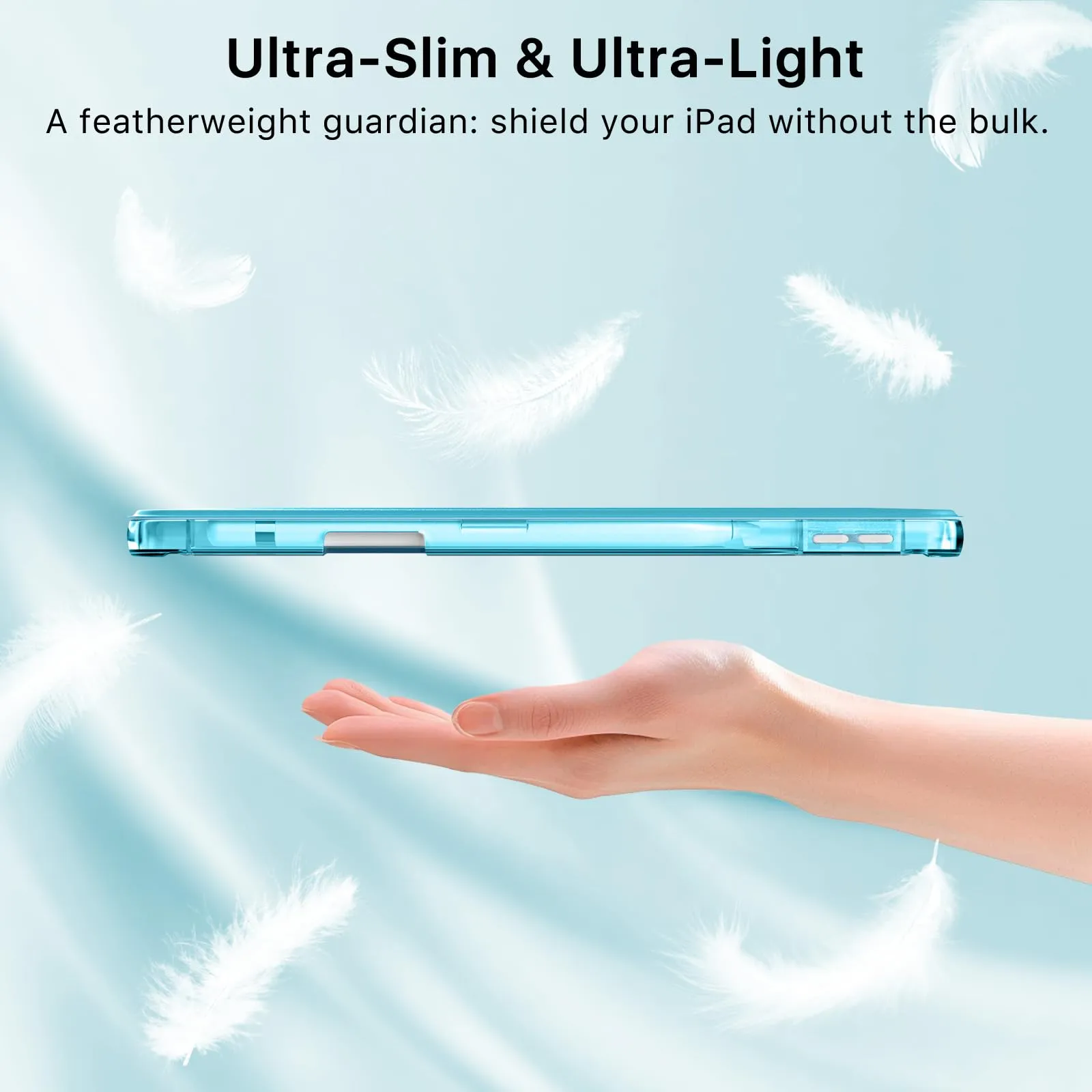 MoKo Cover per iPad 7/8/9 Generazione 10,2 Pollici con Portapenna - immagine 8