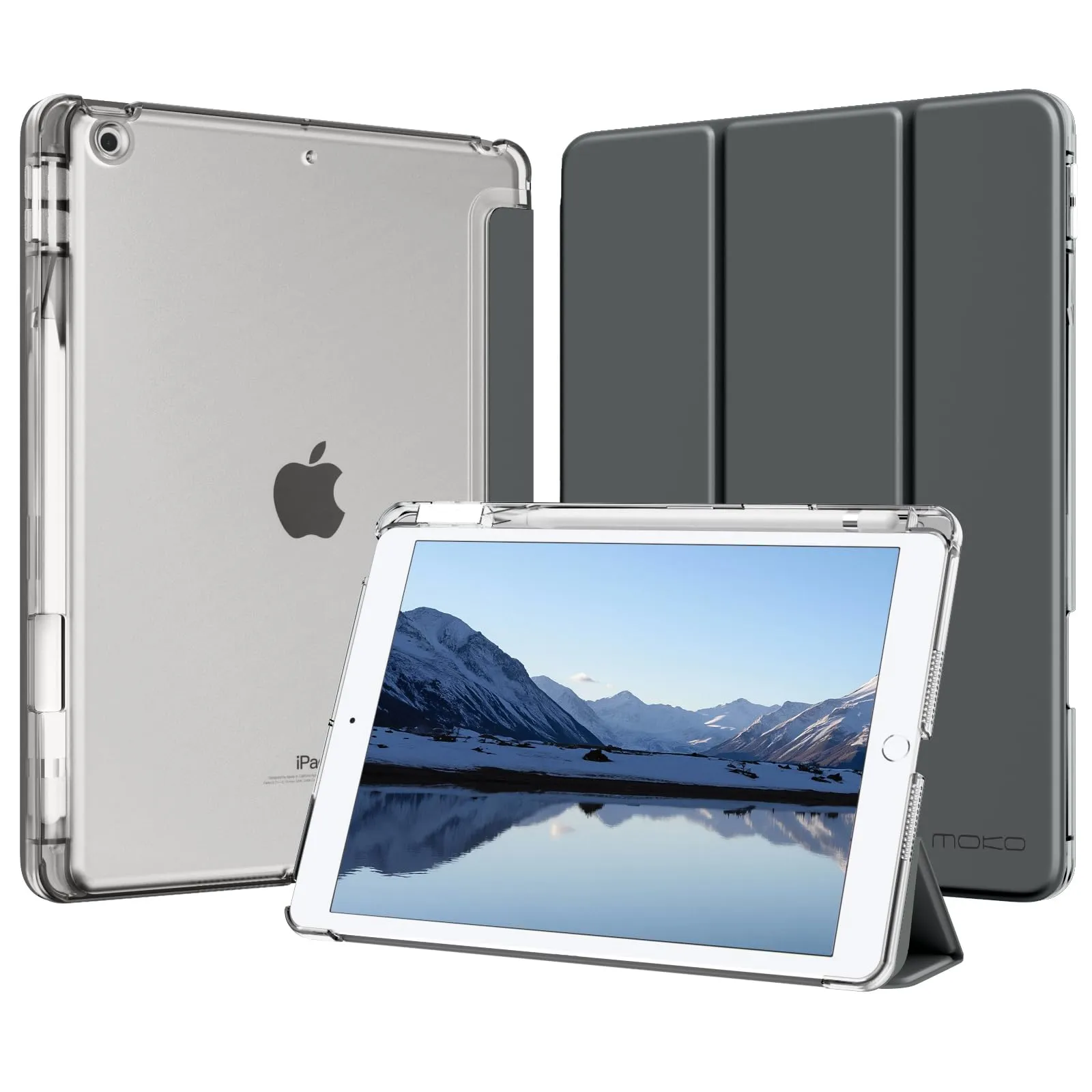 MoKo Cover per iPad 9a/8a/7a Generazione 10,2 Pollici con Portapenna - immagine 1