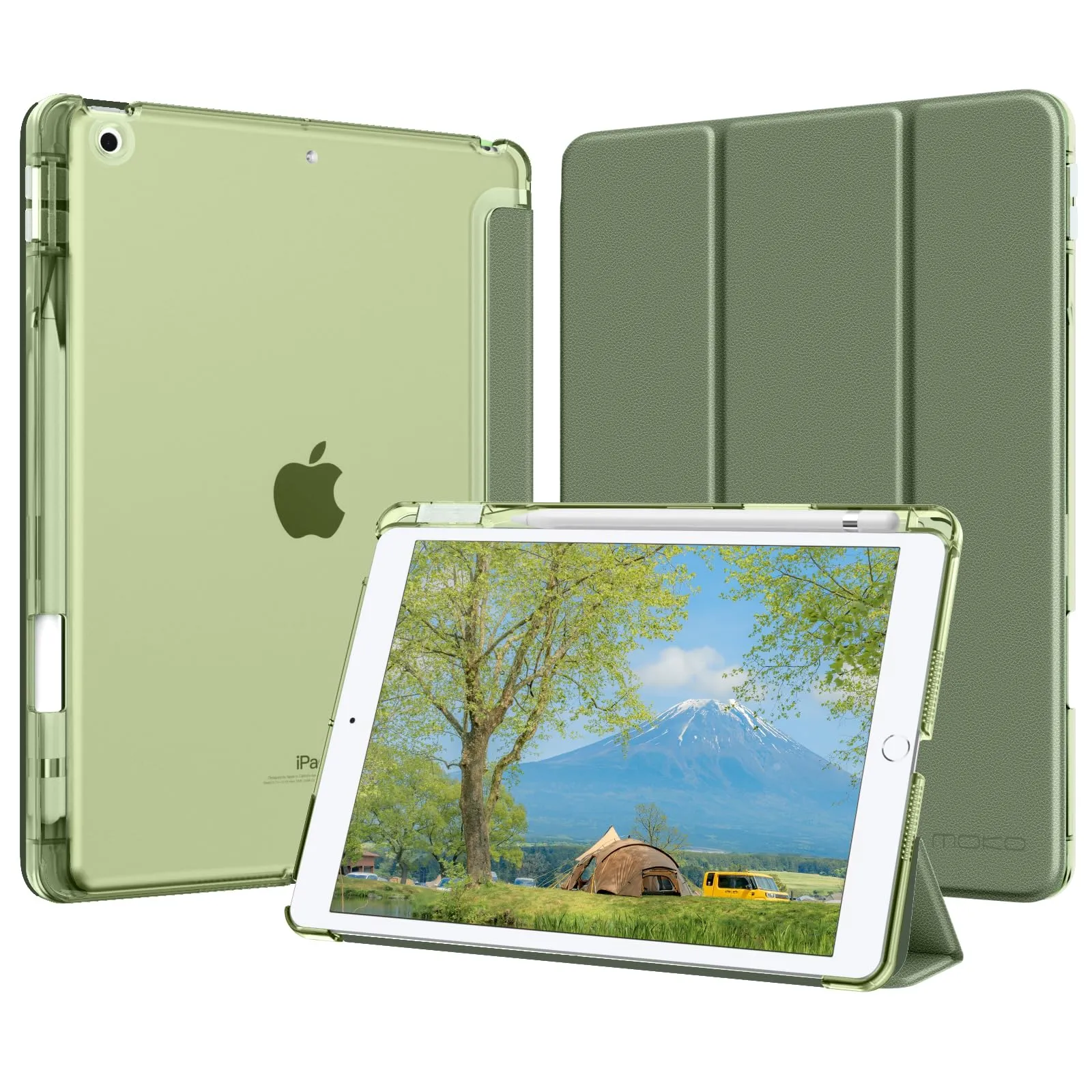 MoKo Cover per iPad 9a/8a/7a Generazione 10,2 Pollici con Portapenna - immagine 1