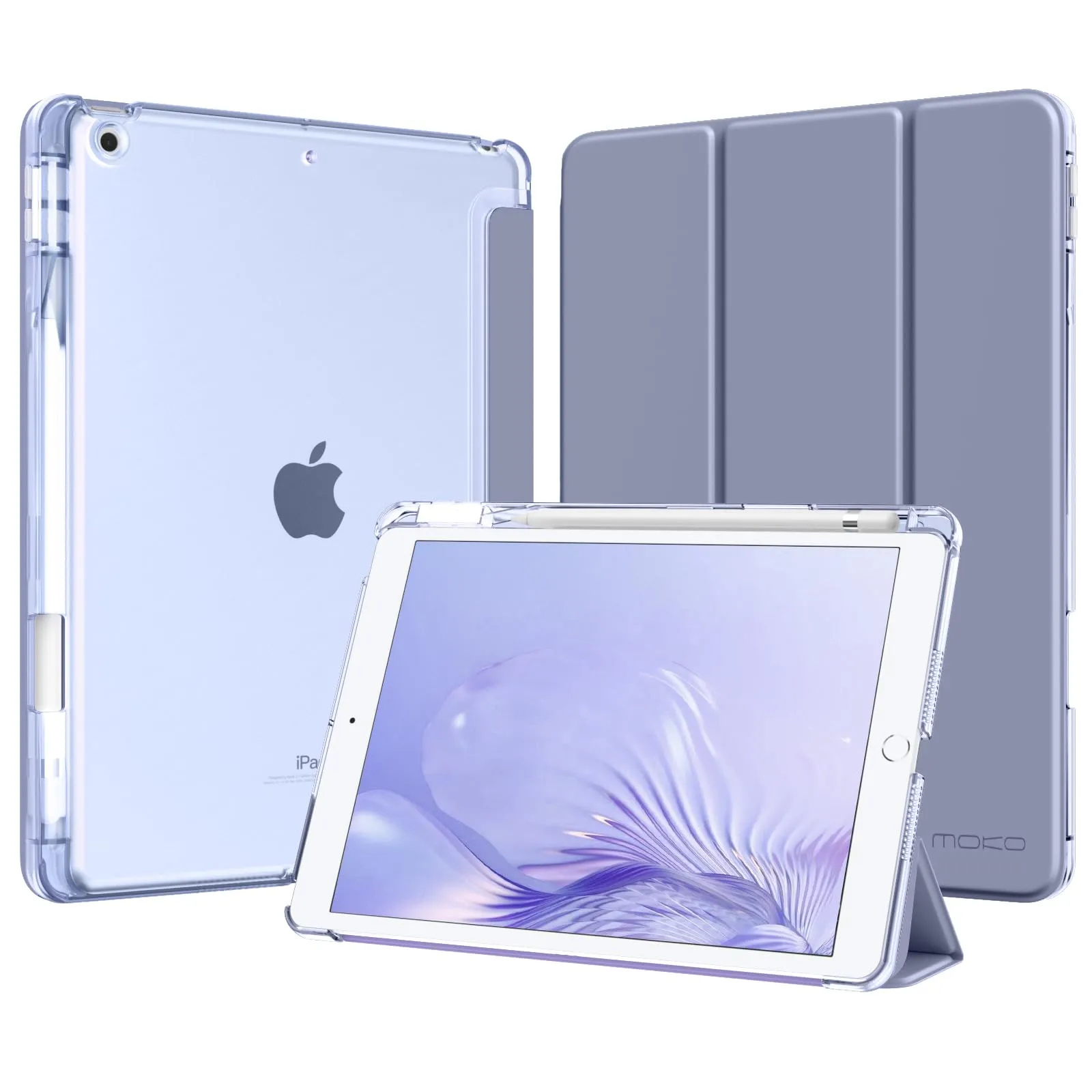 MoKo Cover per iPad 9a/8a/7a Generazione 10,2 Pollici con Portapenna - immagine 1