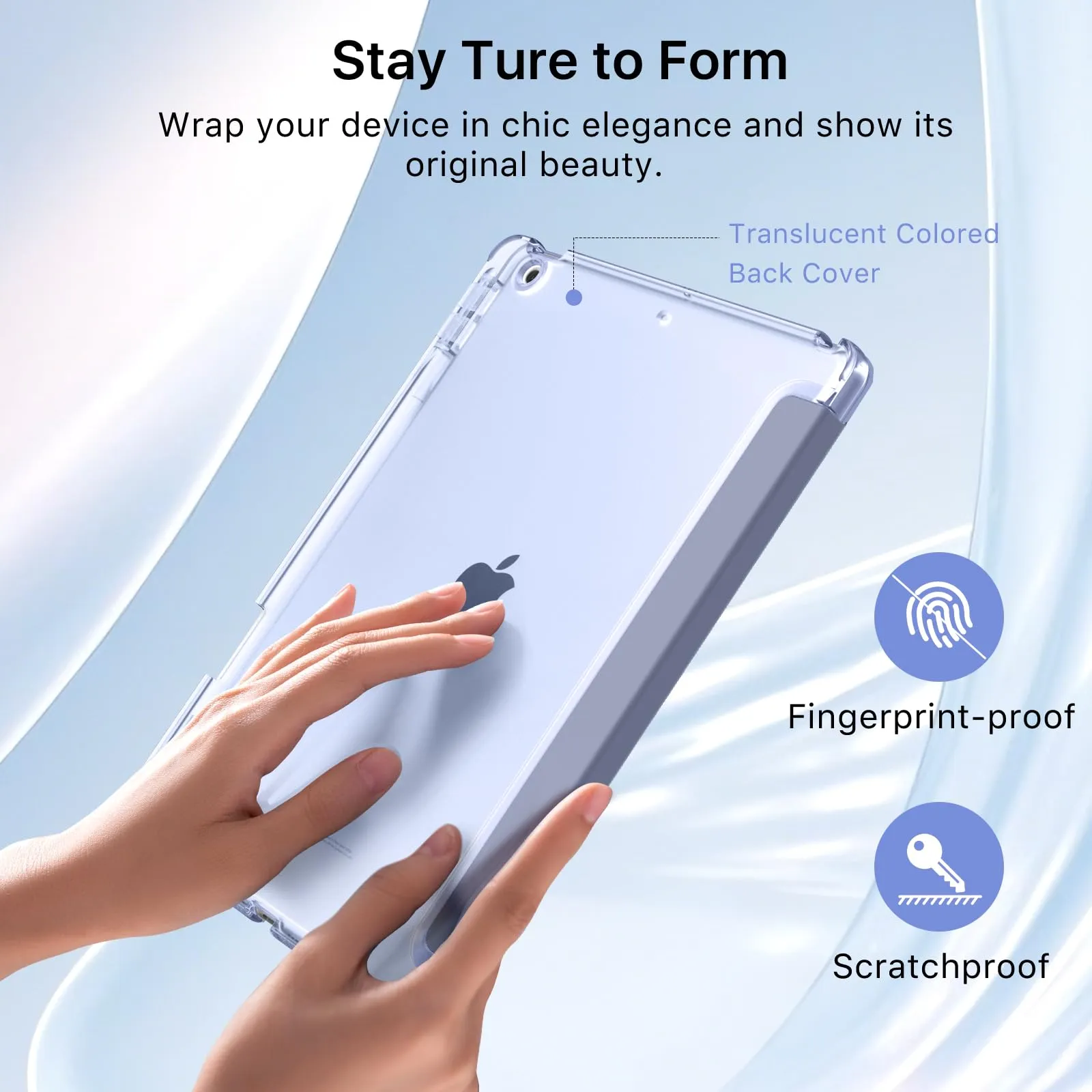 MoKo Cover per iPad 9a/8a/7a Generazione 10,2 Pollici con Portapenna - immagine 5