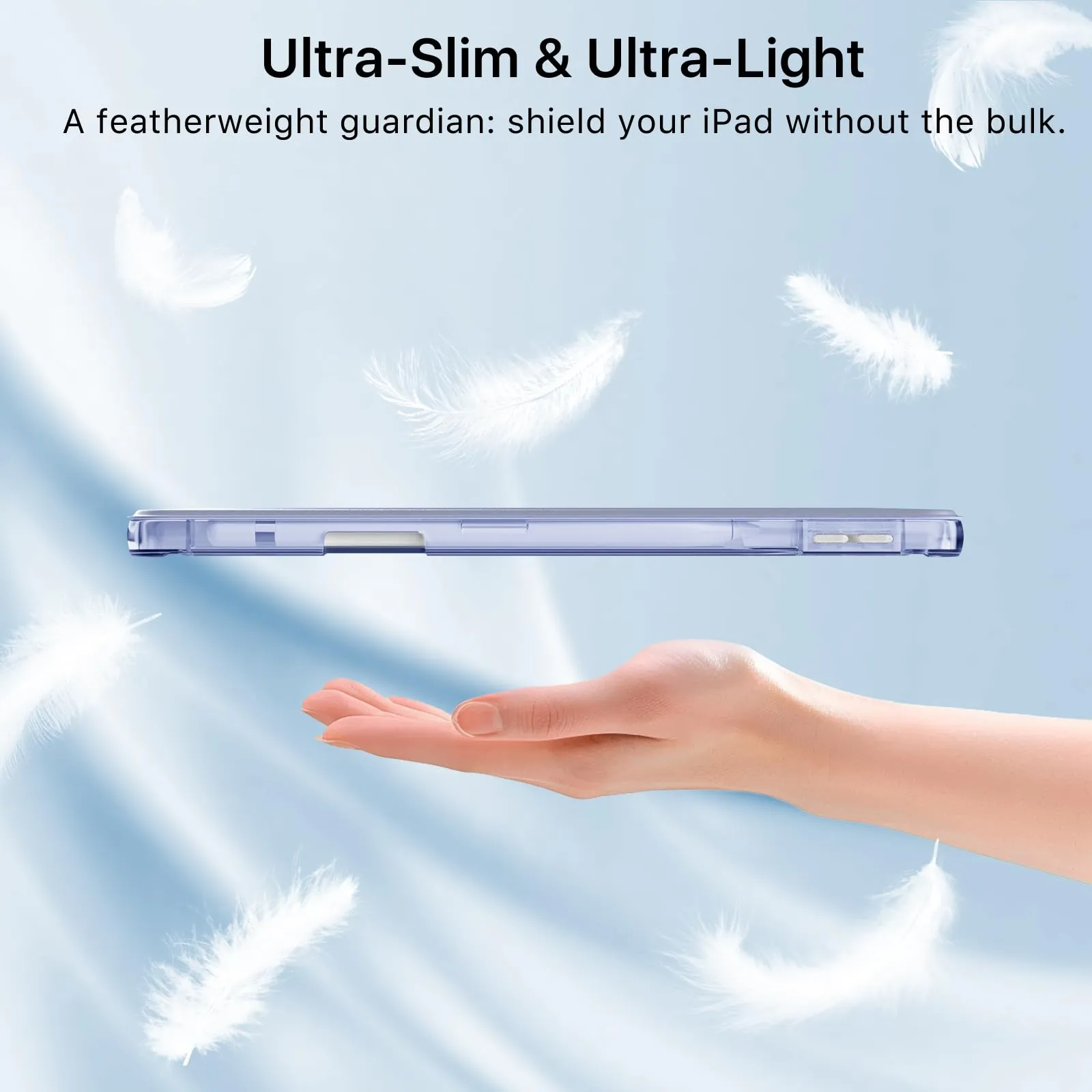 MoKo Cover per iPad 9a/8a/7a Generazione 10,2 Pollici con Portapenna - immagine 8