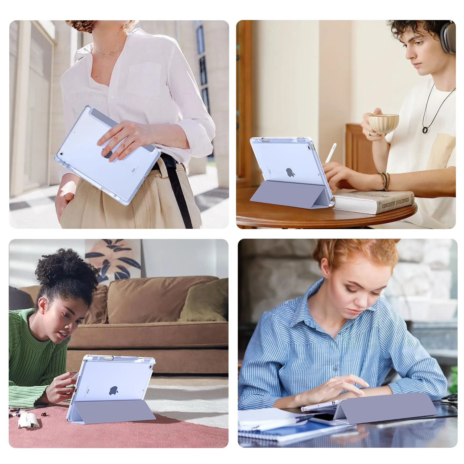 MoKo Cover per iPad 9a/8a/7a Generazione 10,2 Pollici con Portapenna - immagine 9