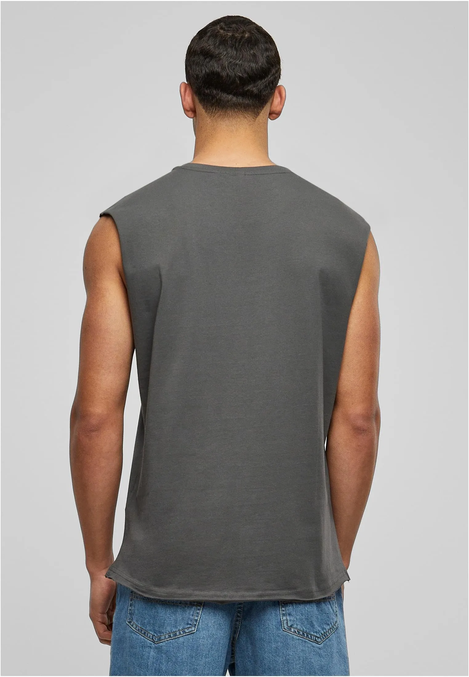 Urban Classics Canotta Uomo Oversize TB1562 Grigio Scuro L - immagine 7