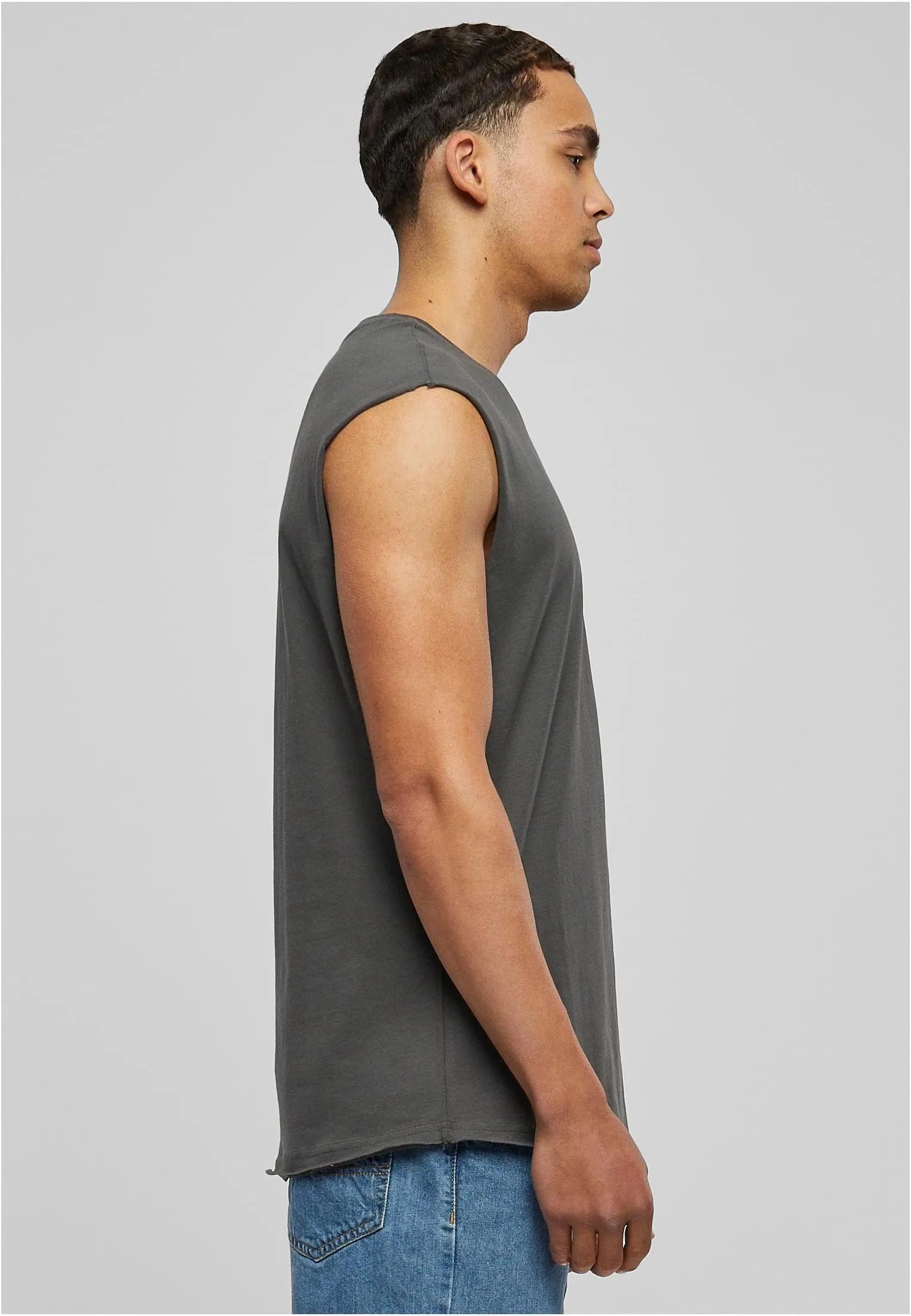 Urban Classics Canotta Uomo Oversize TB1562 Grigio Scuro L - immagine 9