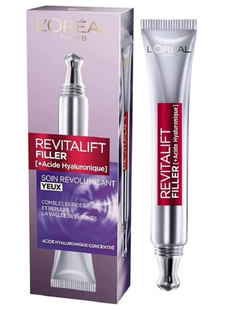 L'Oréal Paris Revitalift Filler Contorno Occhi con Acido Ialuronico, 15 ml - immagine 1