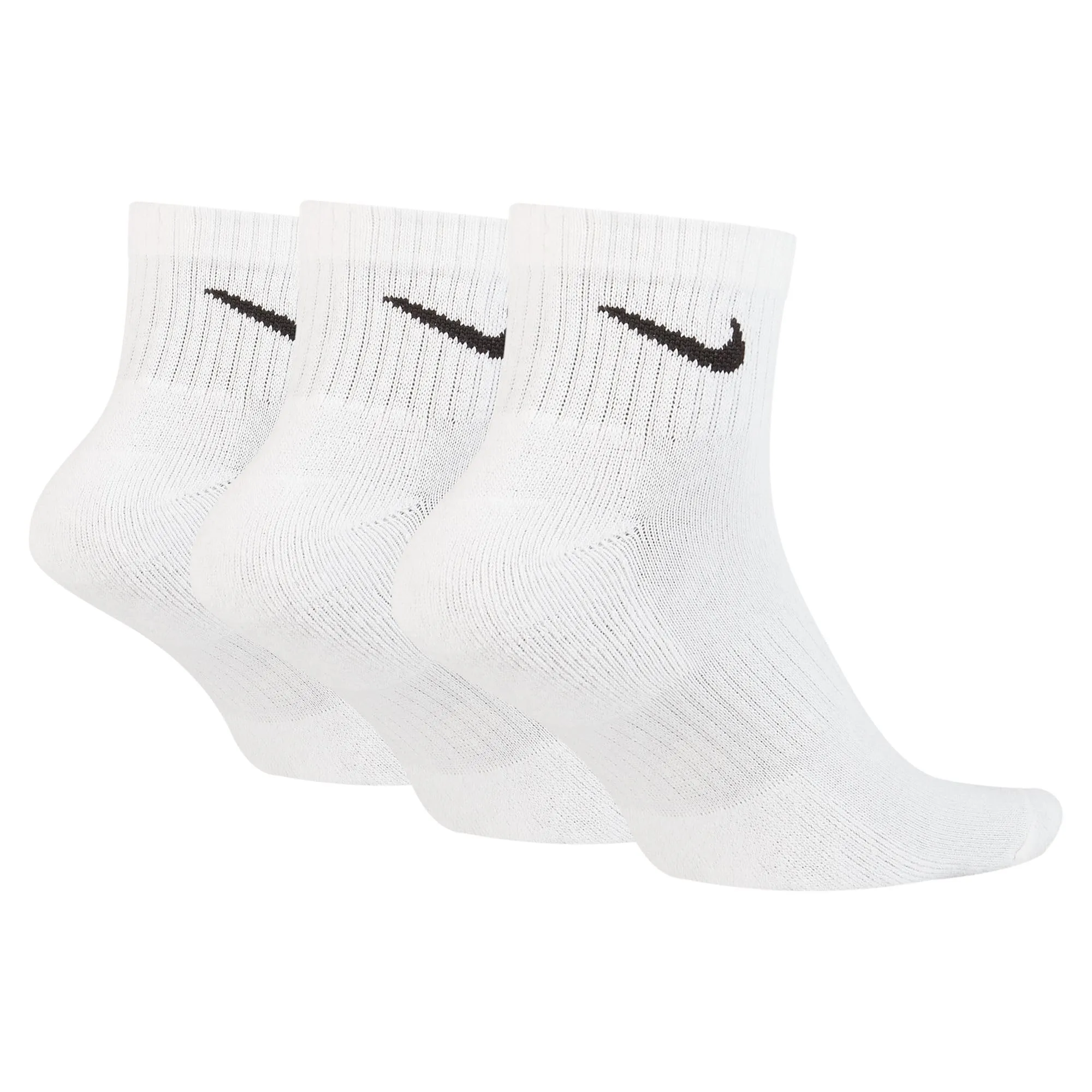 Nike Everyday Cushioned Socks, White/Black, Small Men's - immagine 2