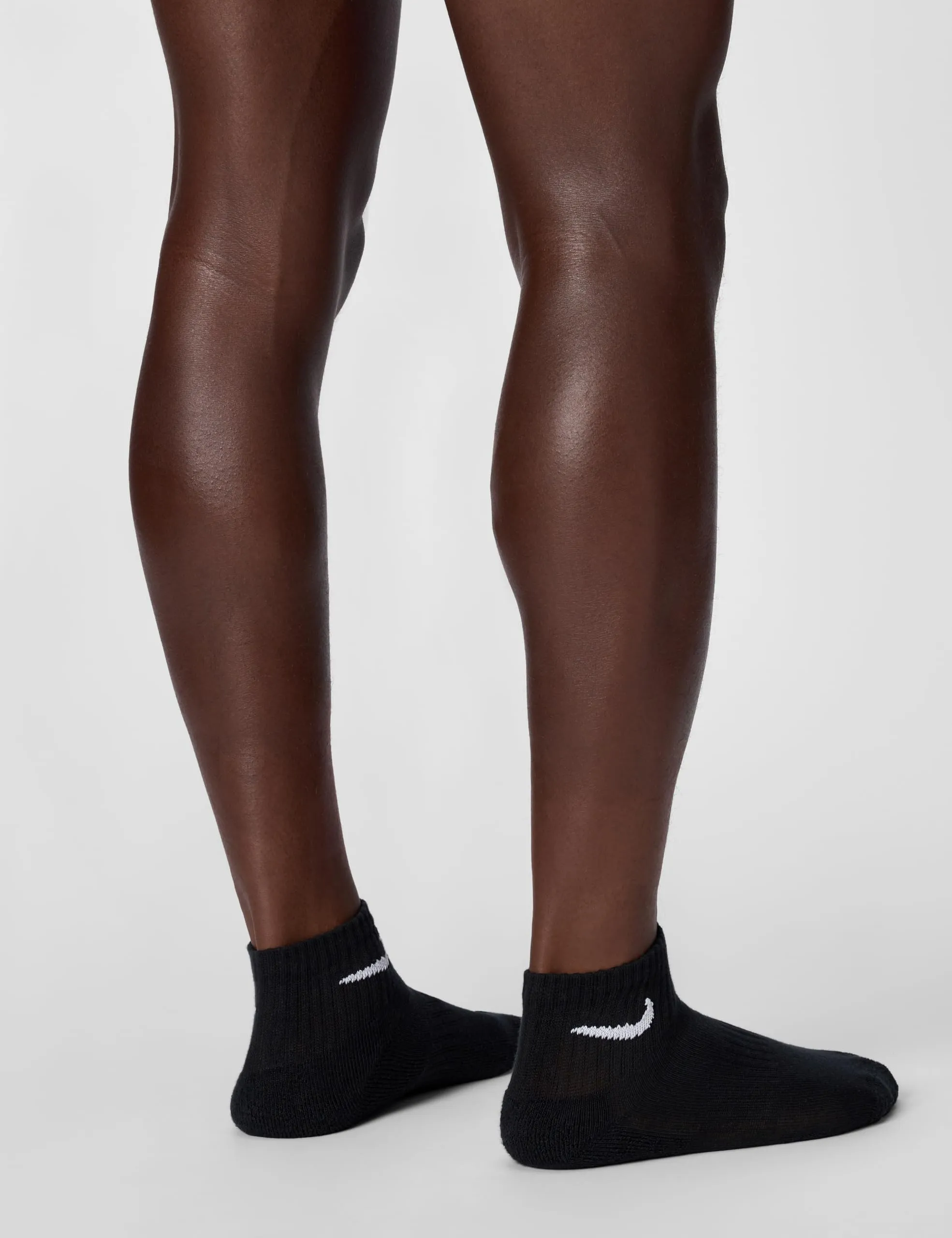 Nike Everyday Cushioned Socks, Black/White, Men's M - immagine 3