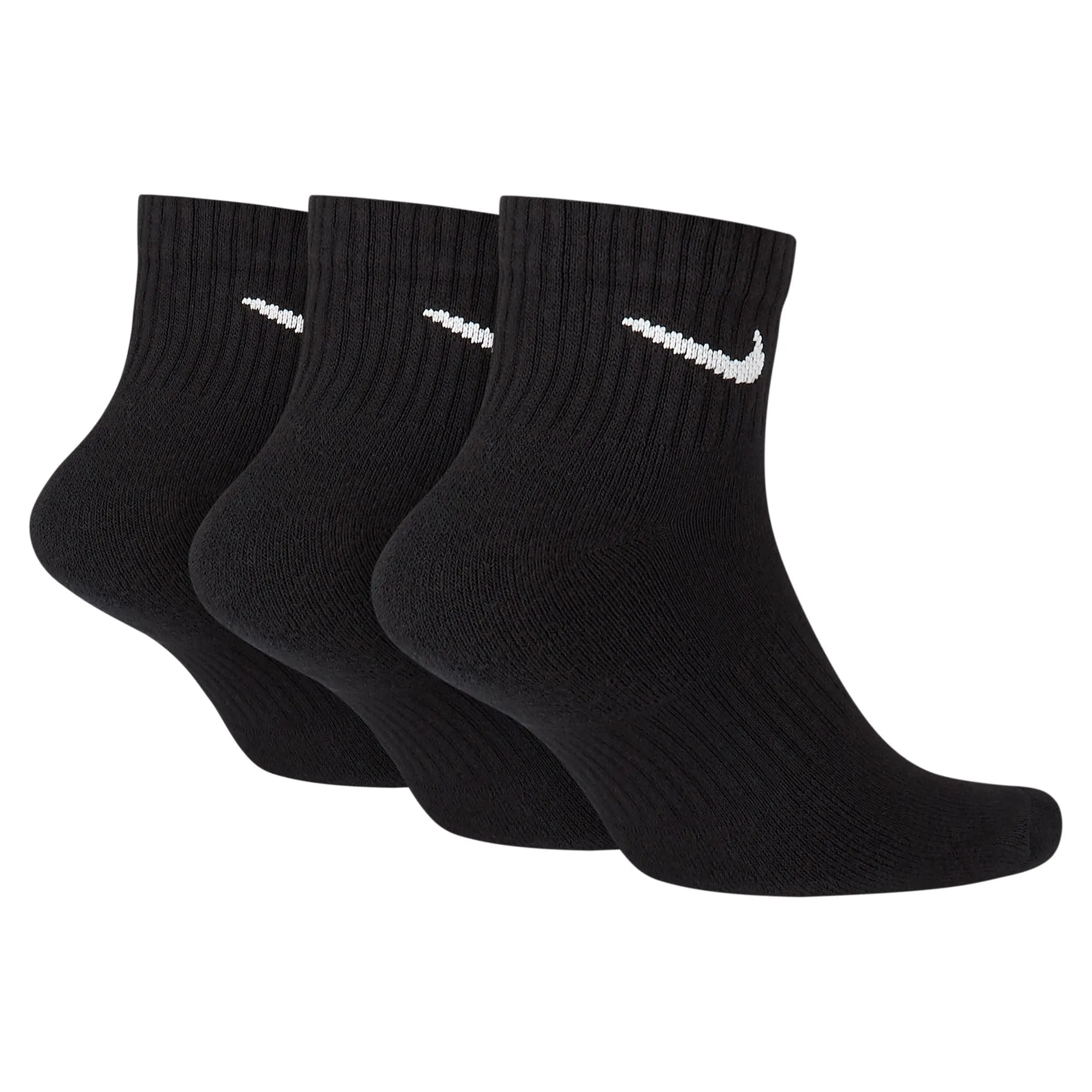 Nike Everyday Cushioned Socks, Black/White, S Men - immagine 2