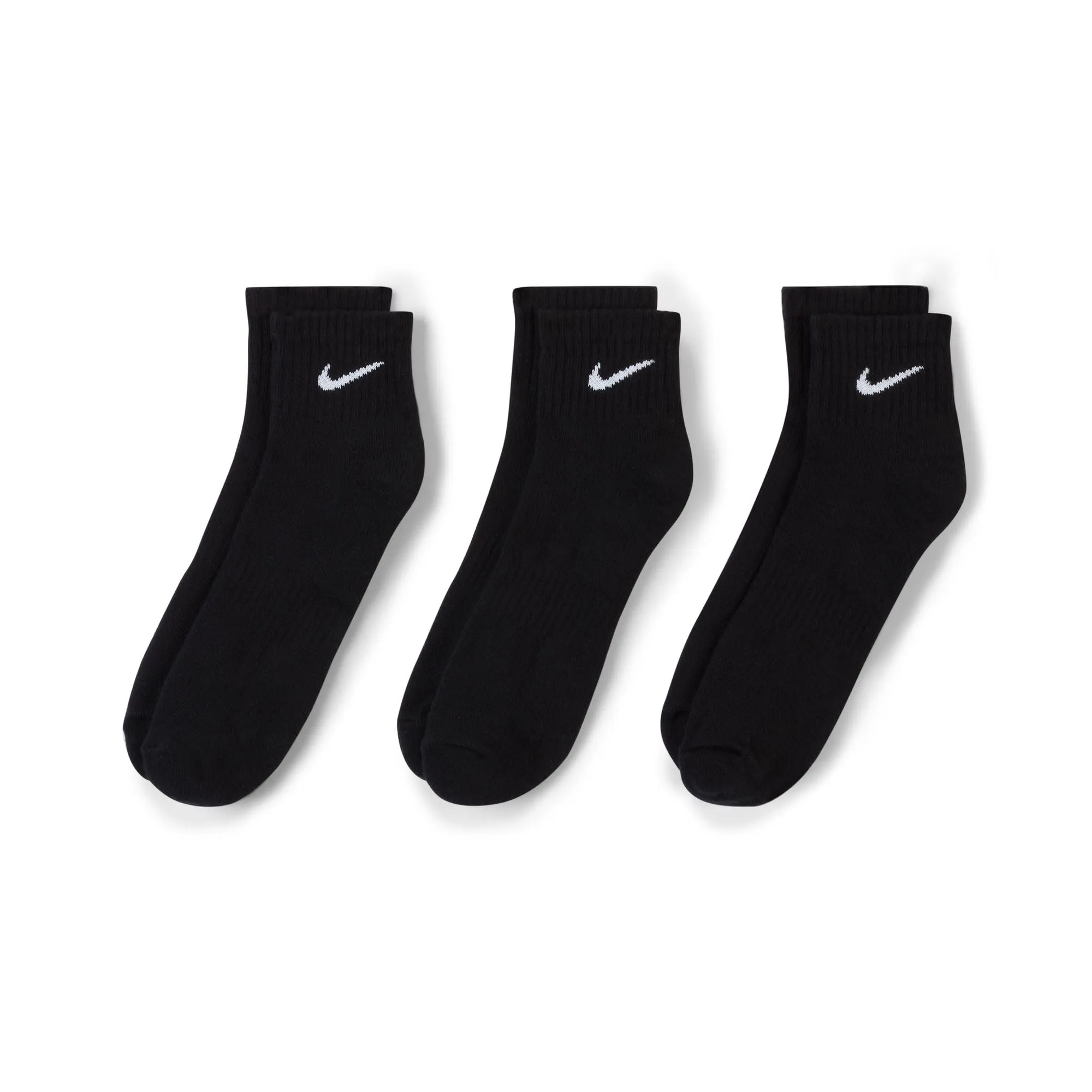 Nike Everyday Cushioned Socks, Black/White, S Men - immagine 3