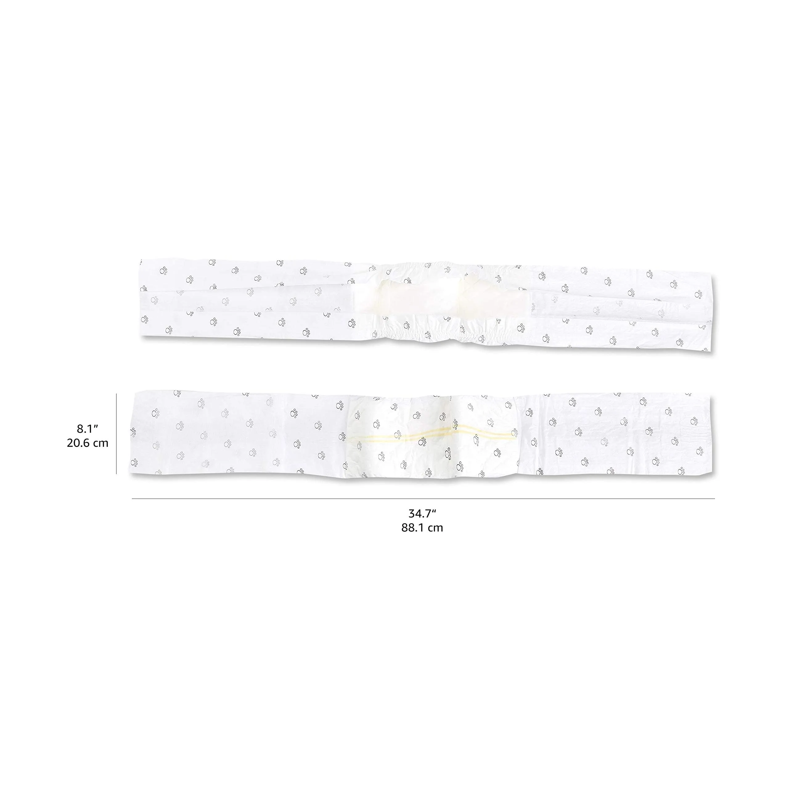 Amazon Basics Pannolini Monouso per Cani Maschi, Taglia L, Bianco, 50 pezzi - immagine 5