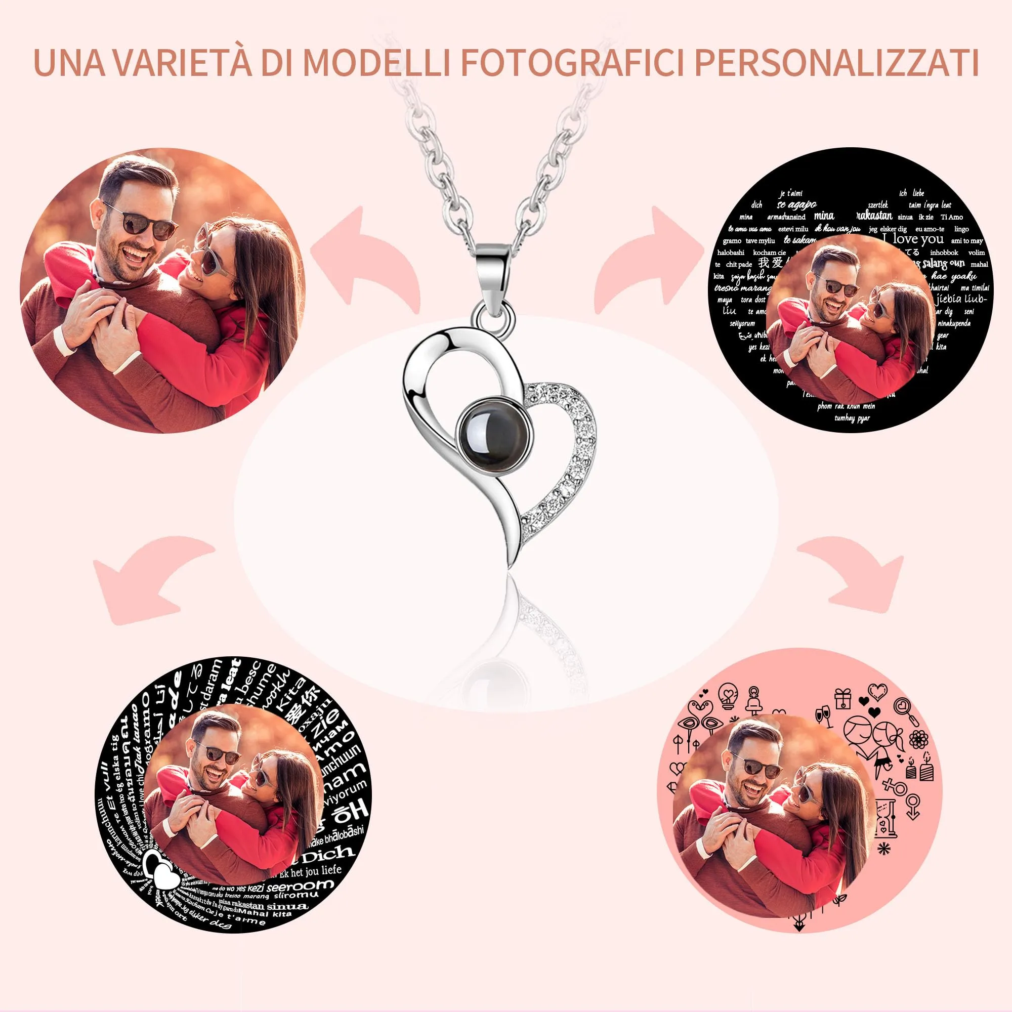 Easycosy Collana con Foto Personalizzata - immagine 6
