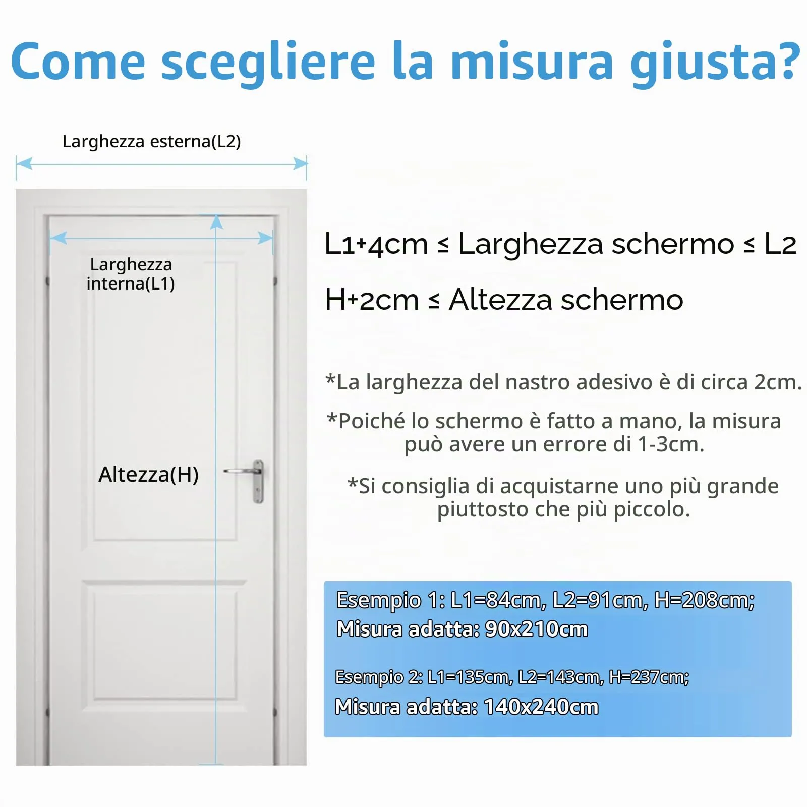 MYCARBON Zanzariera Magnetica per Porta e Finestra, 120x240cm, Nero - immagine 2