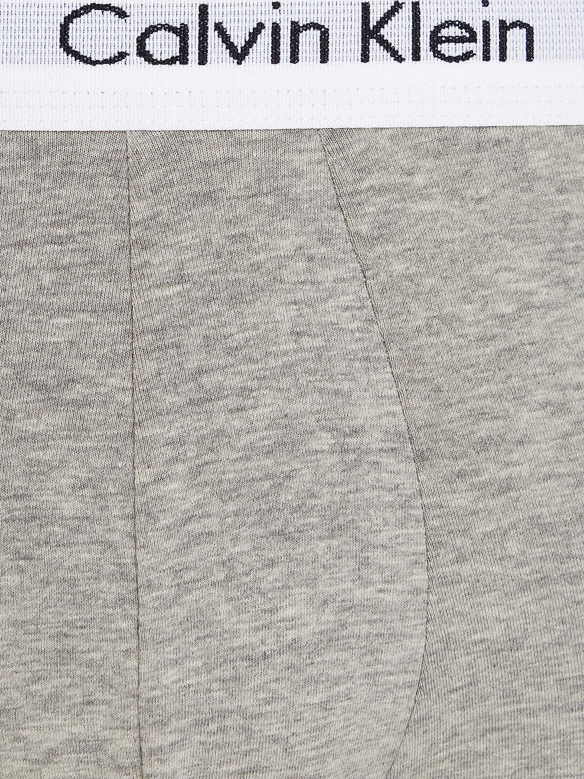 Calvin Klein Boxer Vita Bassa, Confezione da 3, Grigio (Grey Heather), M - immagine 4