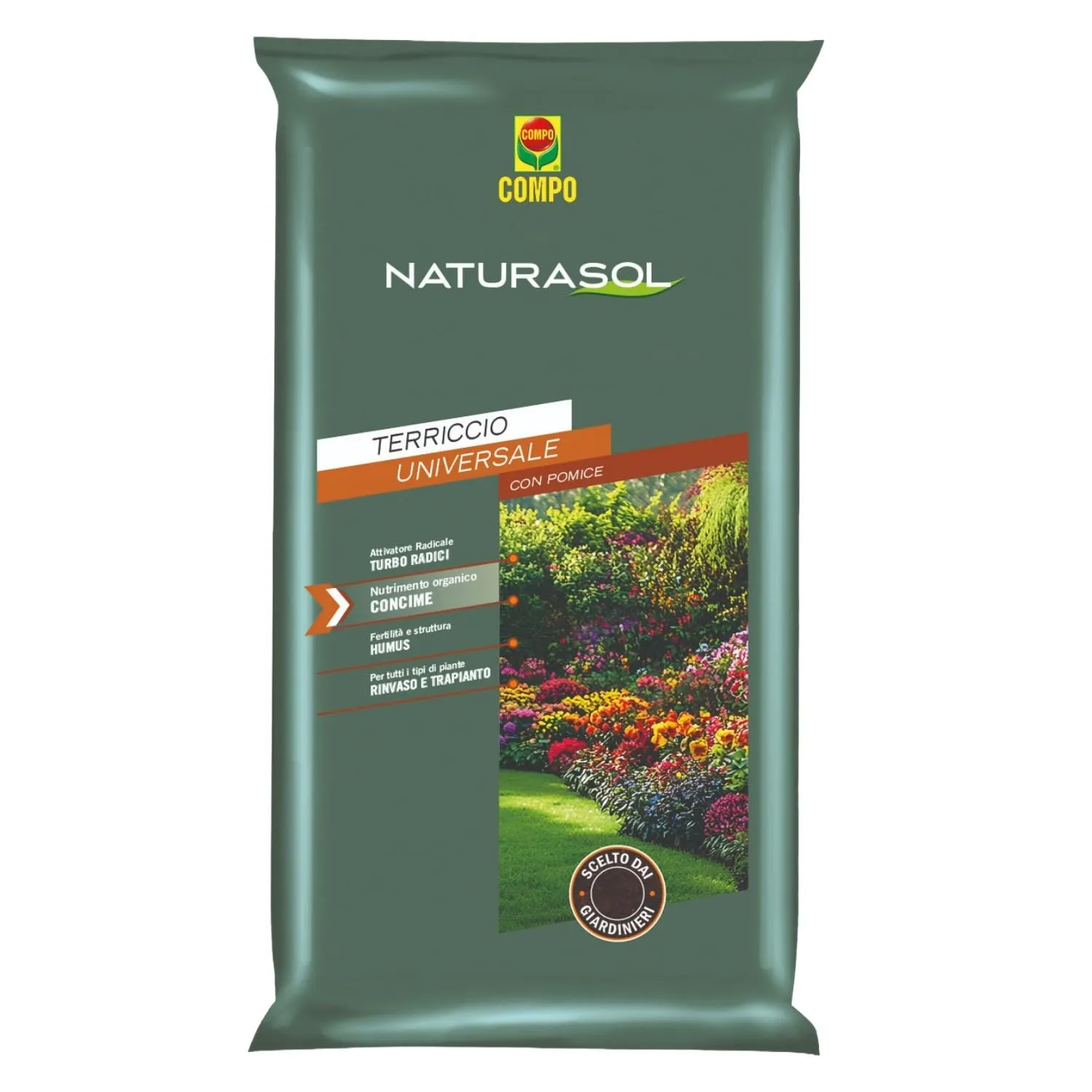 Compo Naturasol Universale Terriccio per Piante Verdi e da Fiore, 20 L - immagine 1