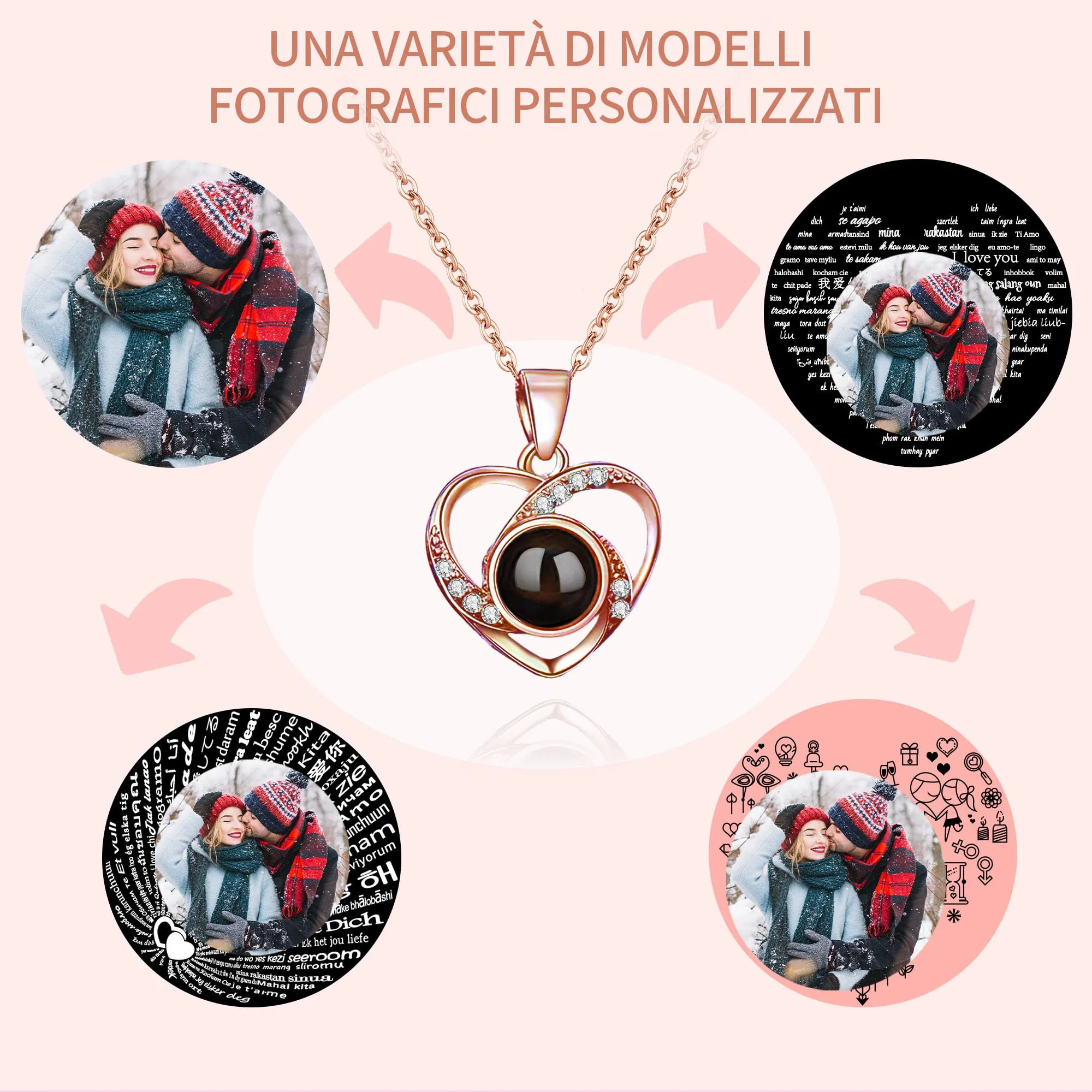 Easycosy Collana con Foto Personalizzata - immagine 5