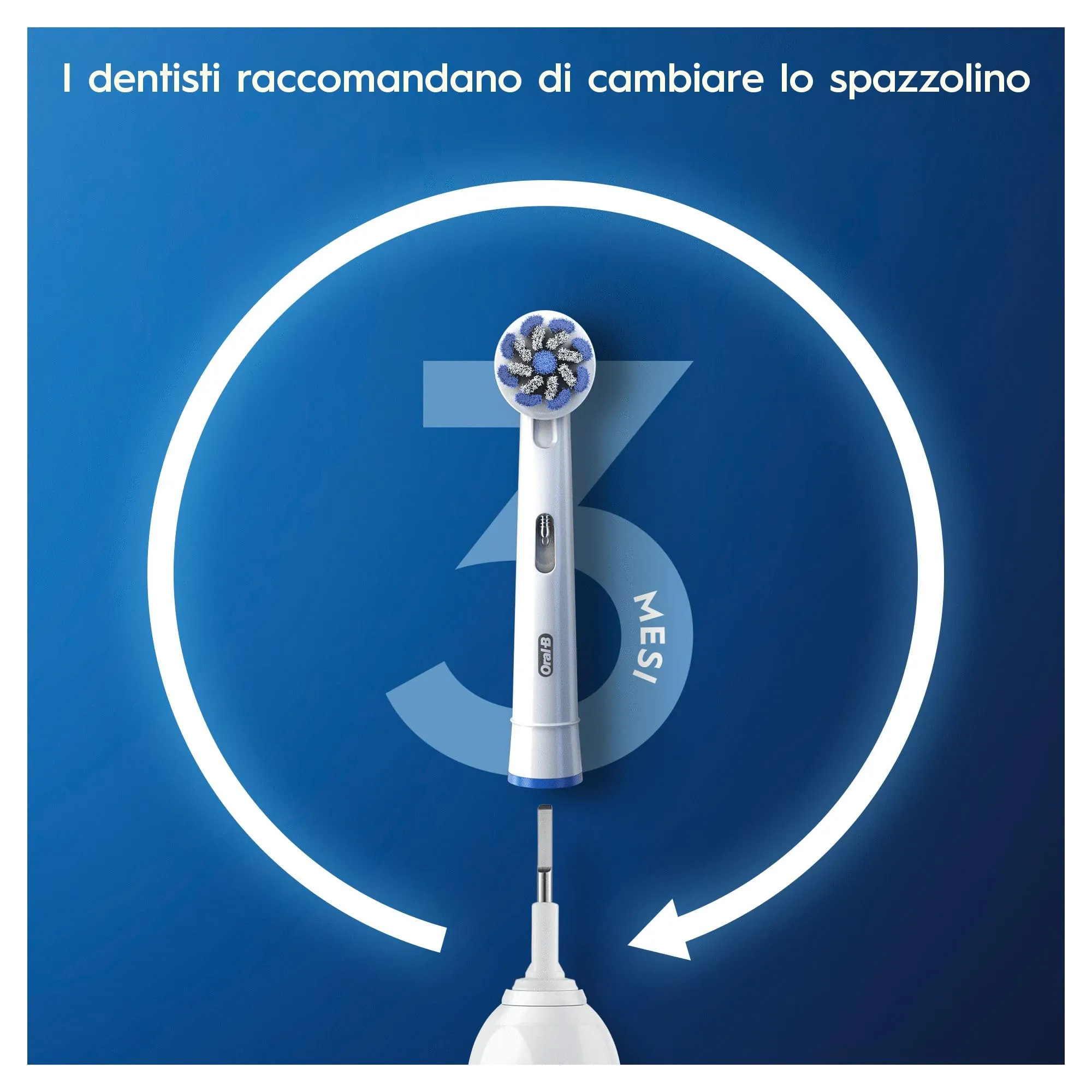 Oral-B Sensitive Clean Testine di Ricambio, 8 Pezzi - immagine 4