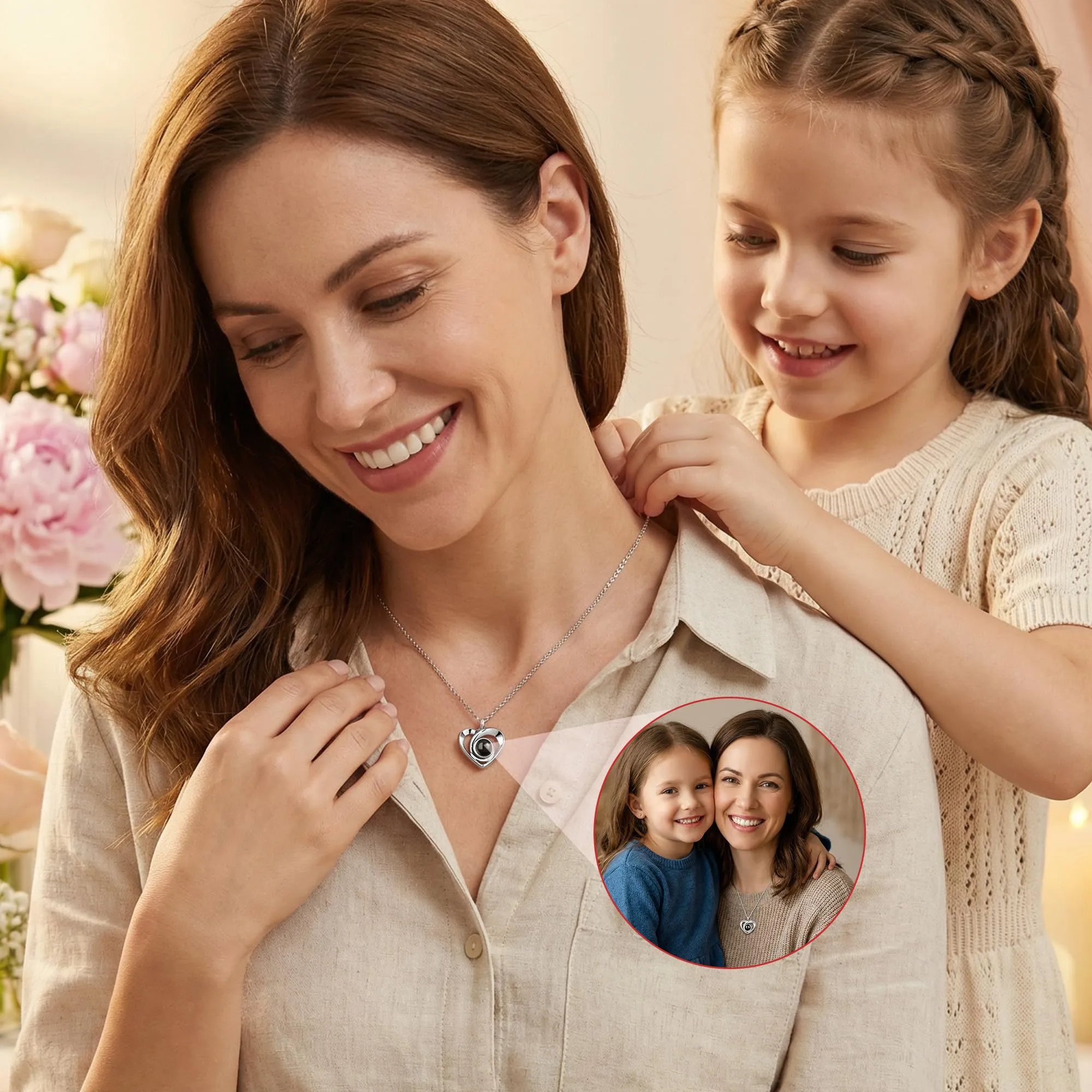 Easycosy Collana con Foto Personalizzata - immagine 3