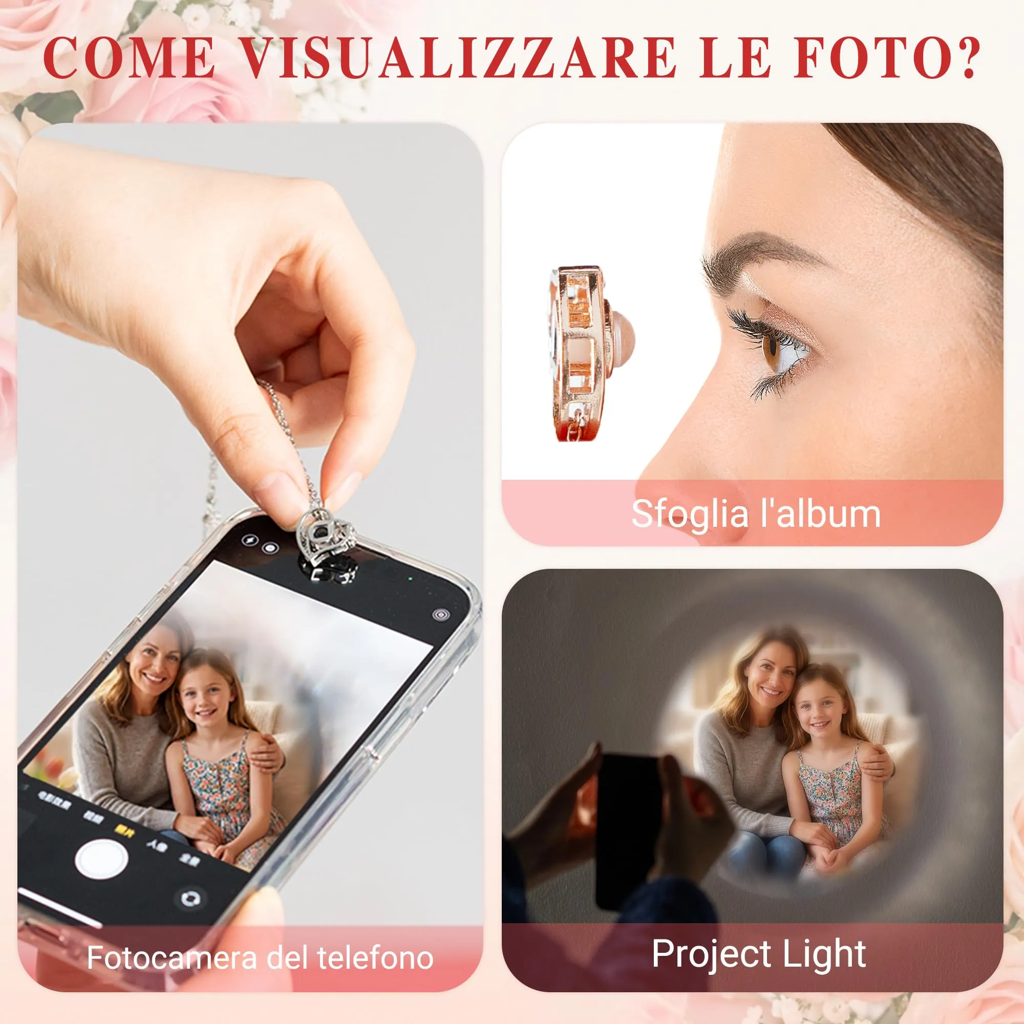 Easycosy Collana con Foto Personalizzata - immagine 5