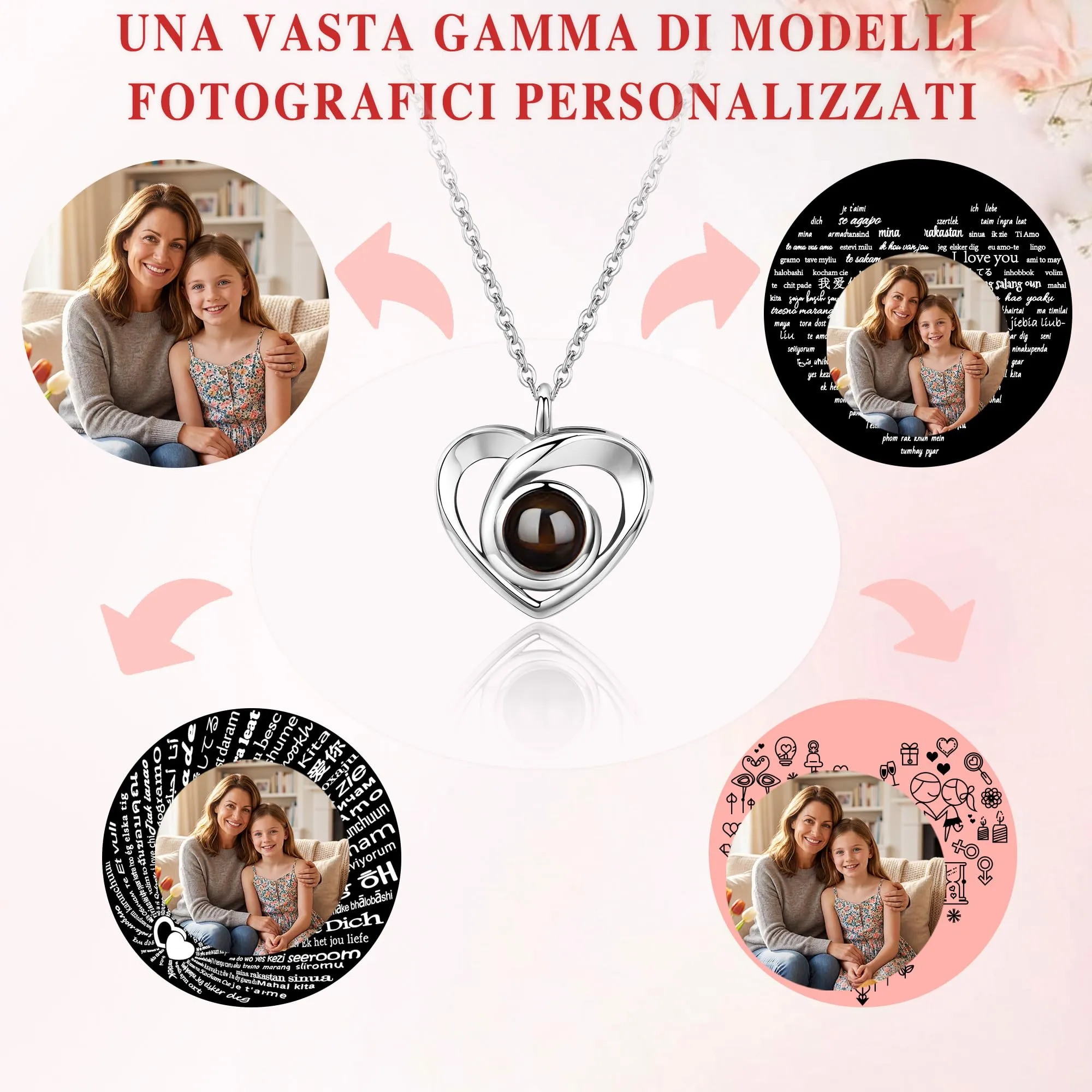 Easycosy Collana con Foto Personalizzata - immagine 7