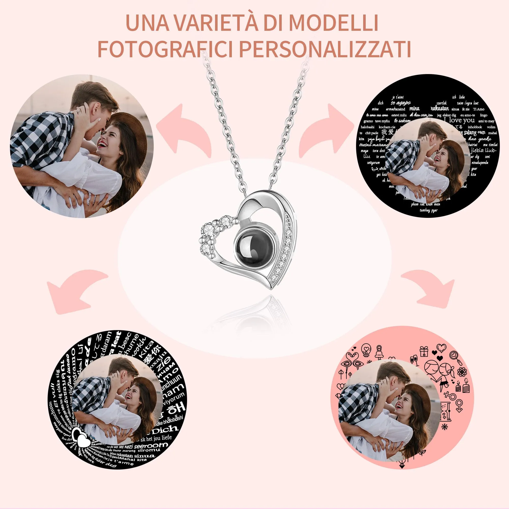 Easycosy Collana con Foto Personalizzata - immagine 5