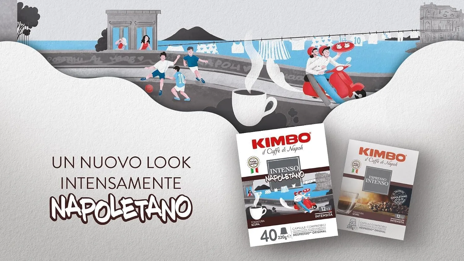 Kimbo Intenso Napoletano Capsules Nespresso Original, 150 Count - immagine 3