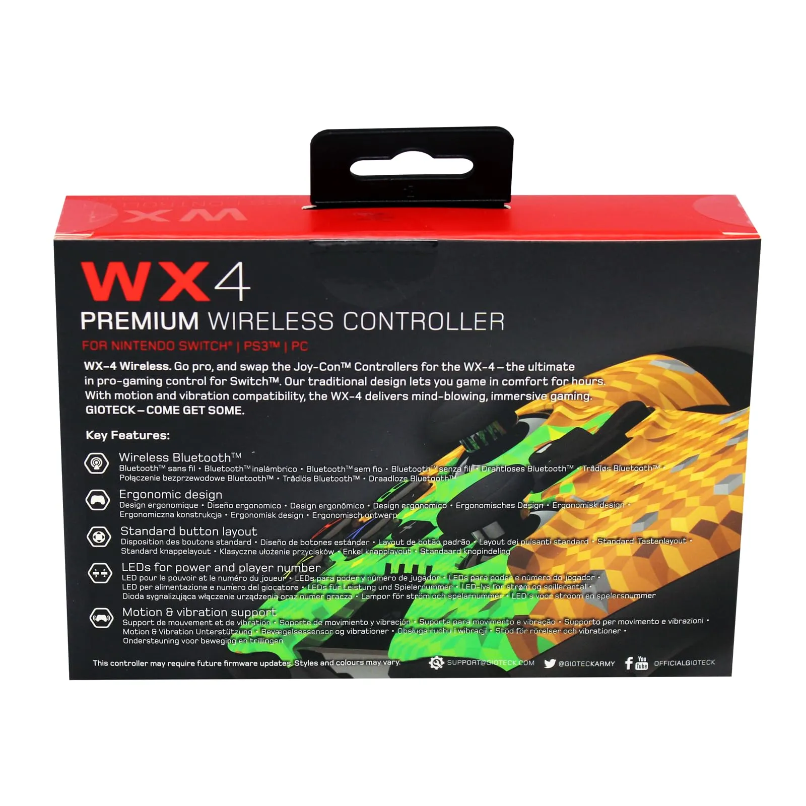 Gioteck Wx4 Wireless Controller for Nintendo Switch - immagine 6