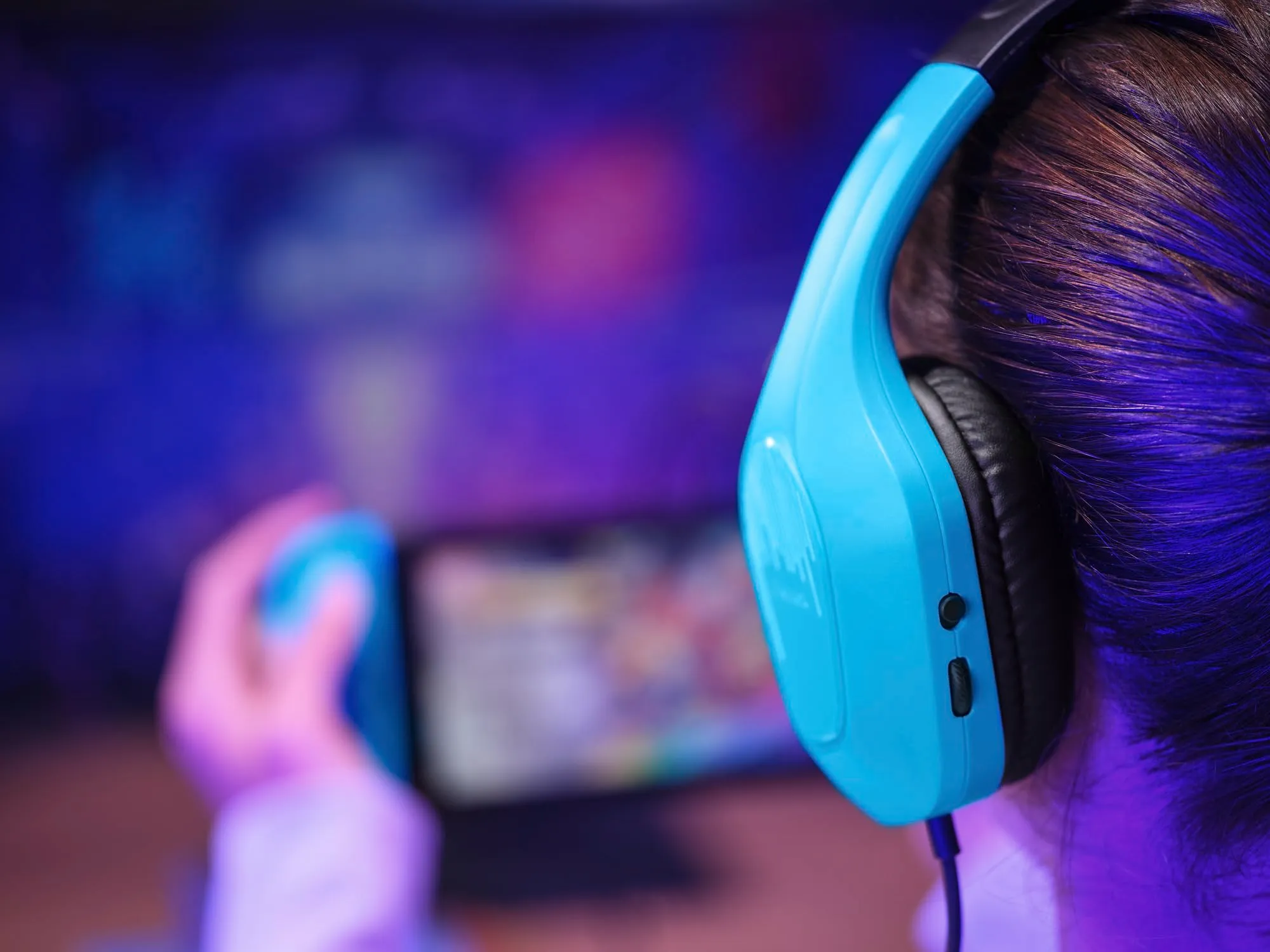 GXTrust Zirox Cuffie Gaming per Nintendo Switch, Blu/Rosso - immagine 9