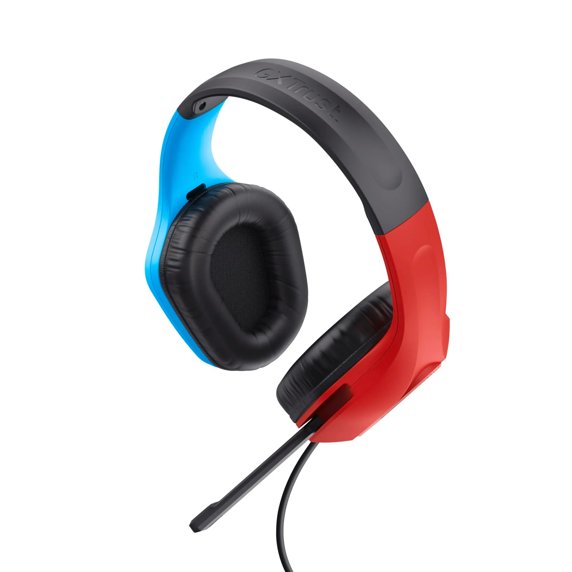 GXTrust Zirox Cuffie Gaming per Nintendo Switch, Blu/Rosso - immagine 12