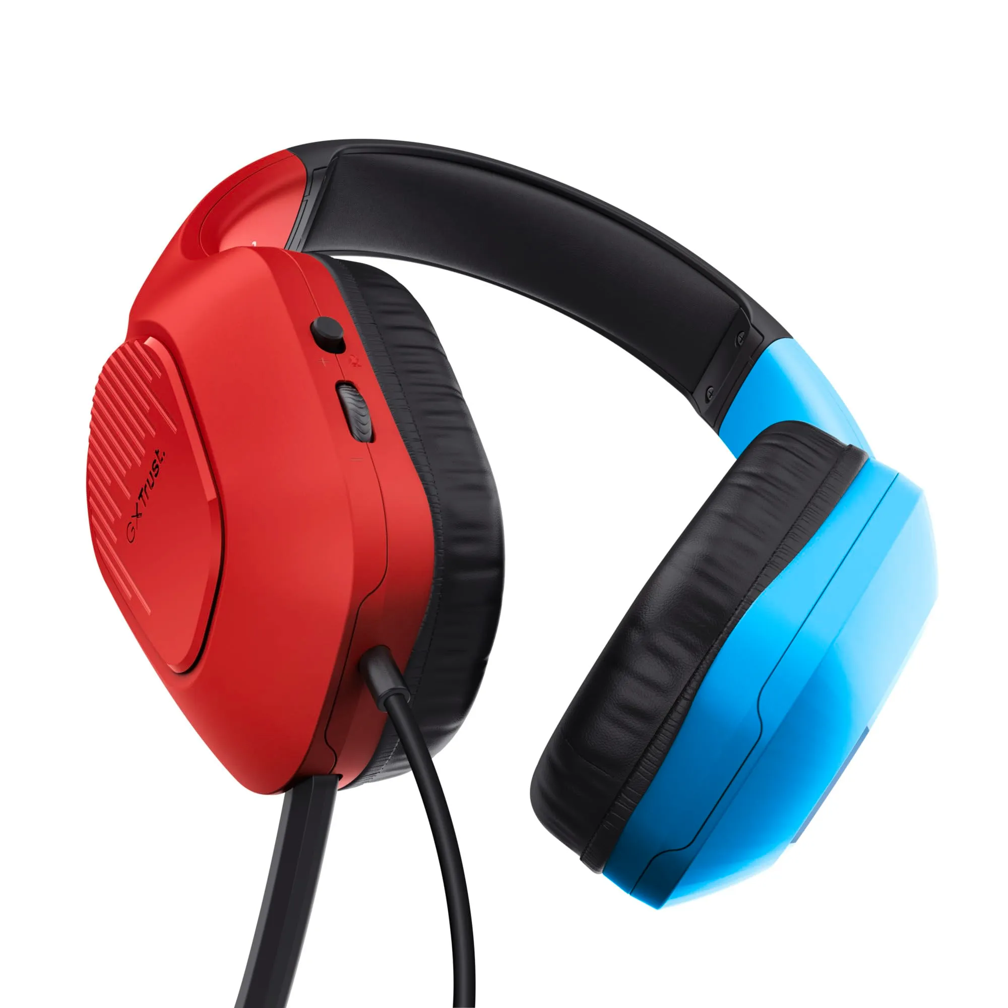 GXTrust Zirox Cuffie Gaming per Nintendo Switch, Blu/Rosso - immagine 13