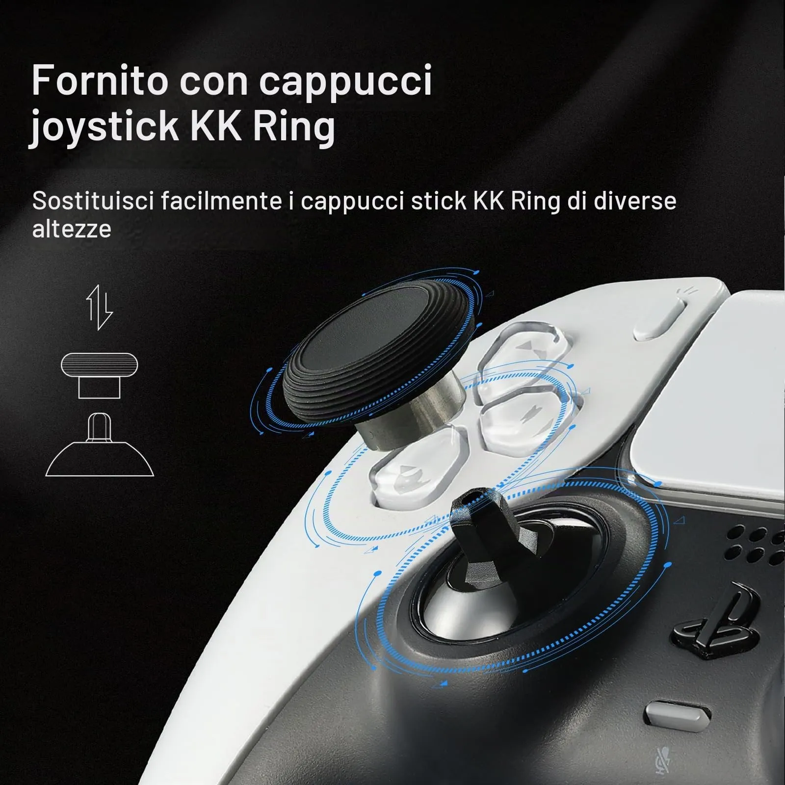 GuliKit TMR Joystick Elettromagnetici per Controller Switch Pro - immagine 5
