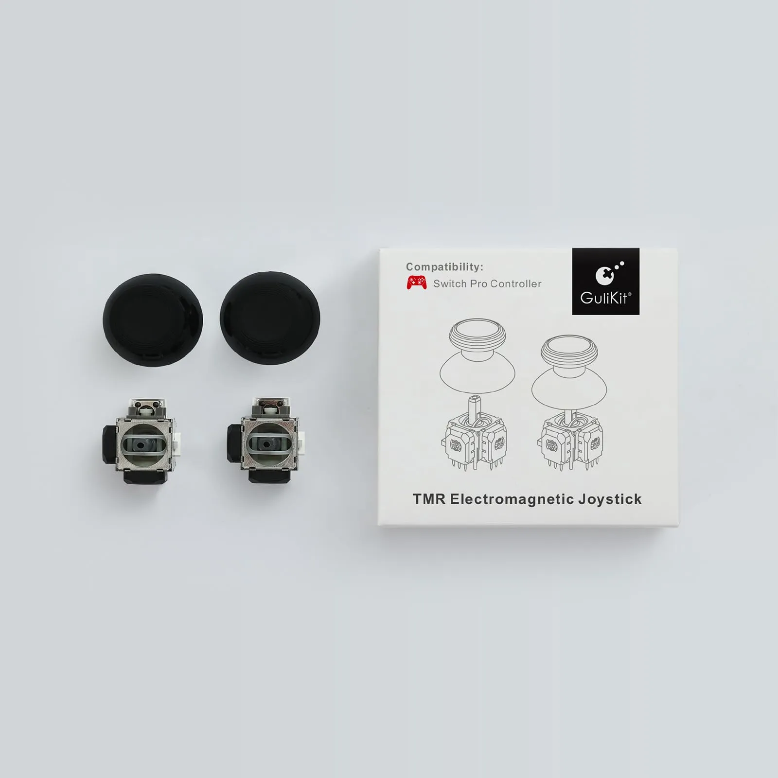 GuliKit TMR Joystick Elettromagnetici per Controller Switch Pro - immagine 6