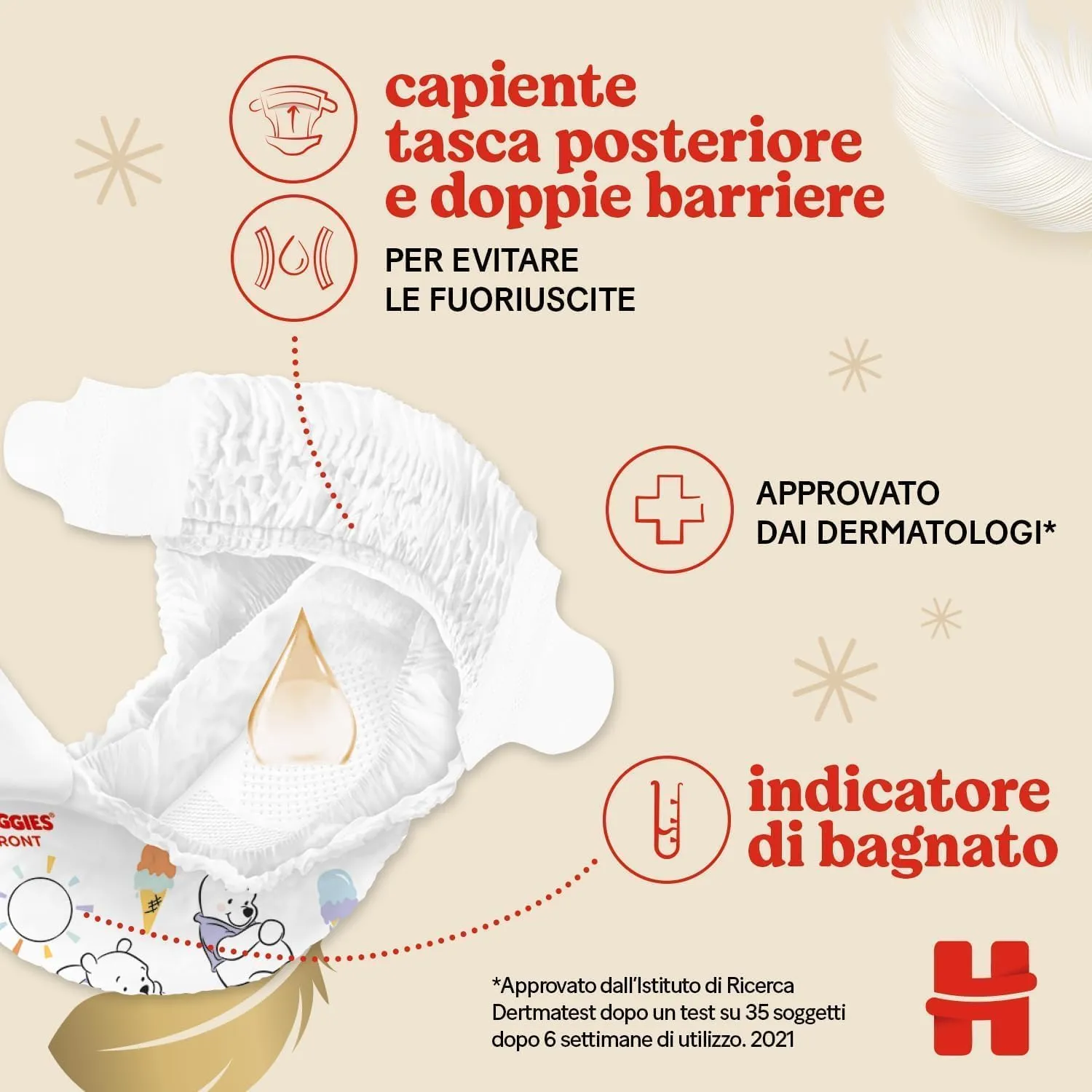Huggies Extra Care Neonato, Taglia 1 (2-5kg), 160 Pannolini - immagine 5