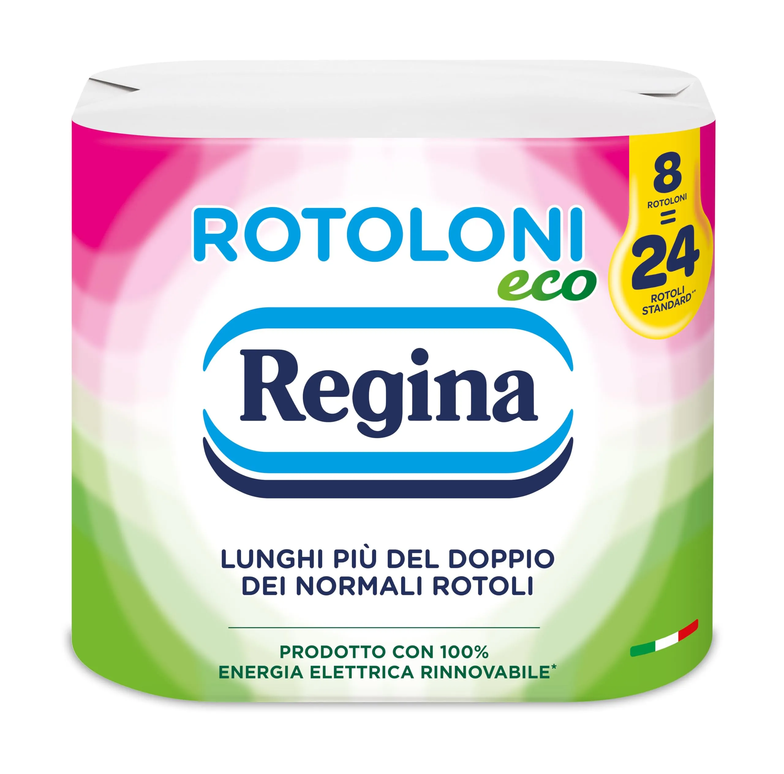 Regina Rotoloni, 8 Maxi Rotoli di Carta Igienica a 2 Veli - immagine 1